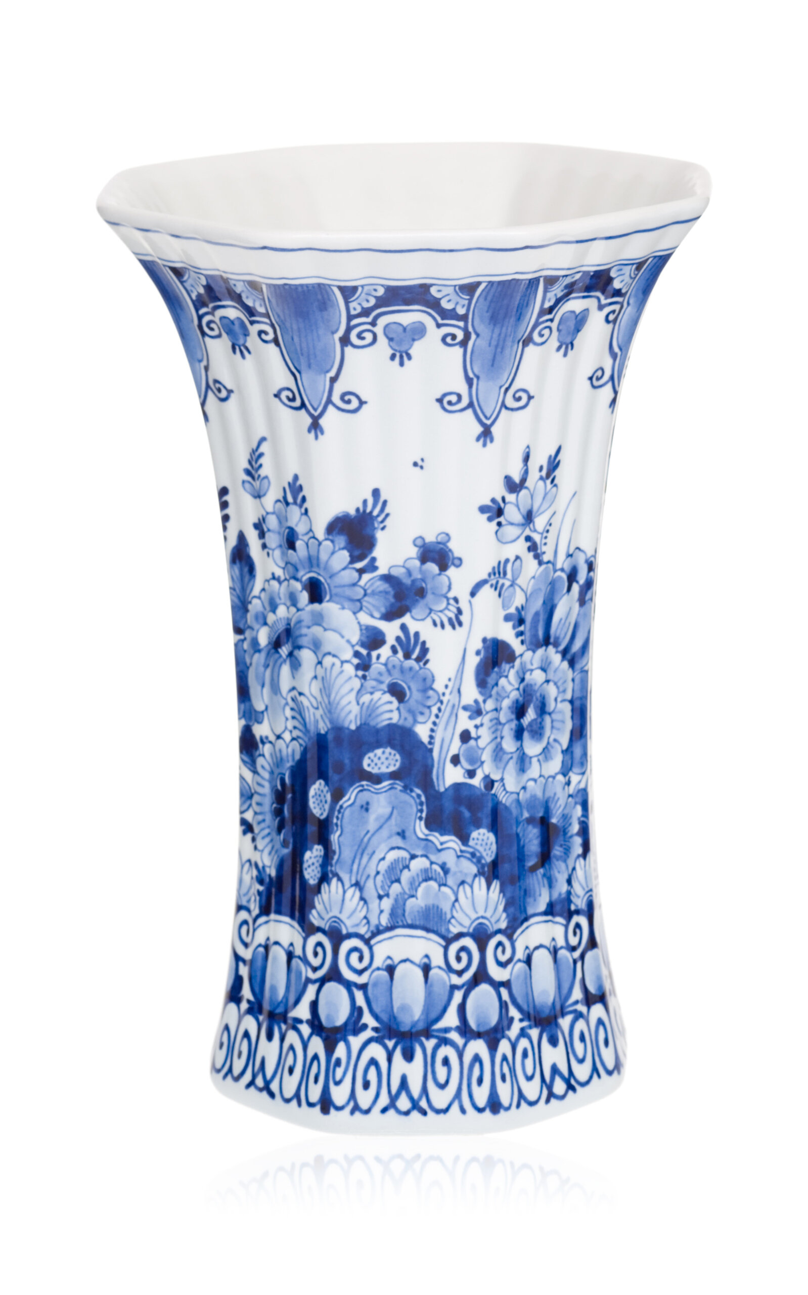 Royal Delft Royal Delft Hand-Painted 25.5 Cm Vase - Blue
