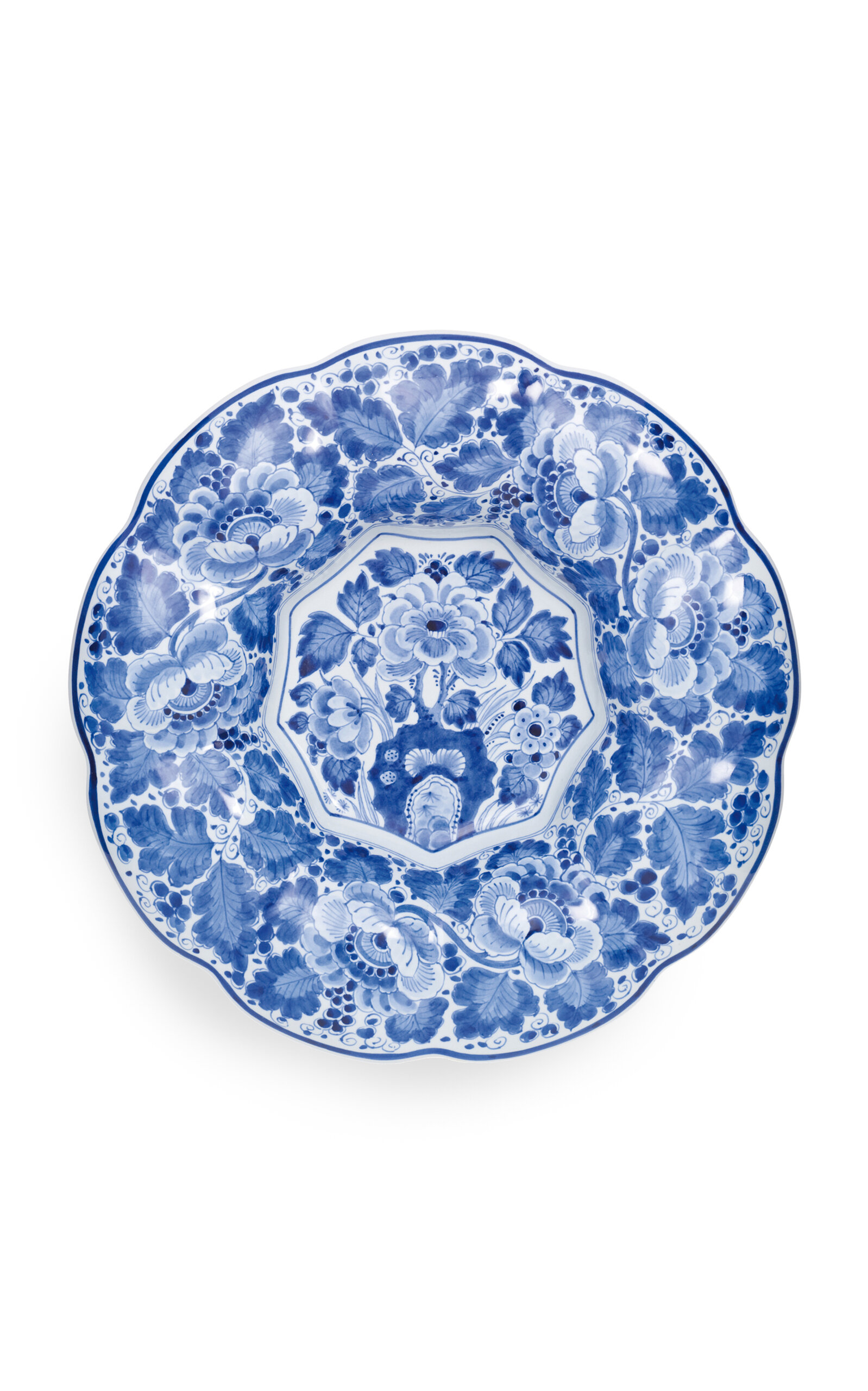 Royal Delft Hand-painted Dish Set In Blue