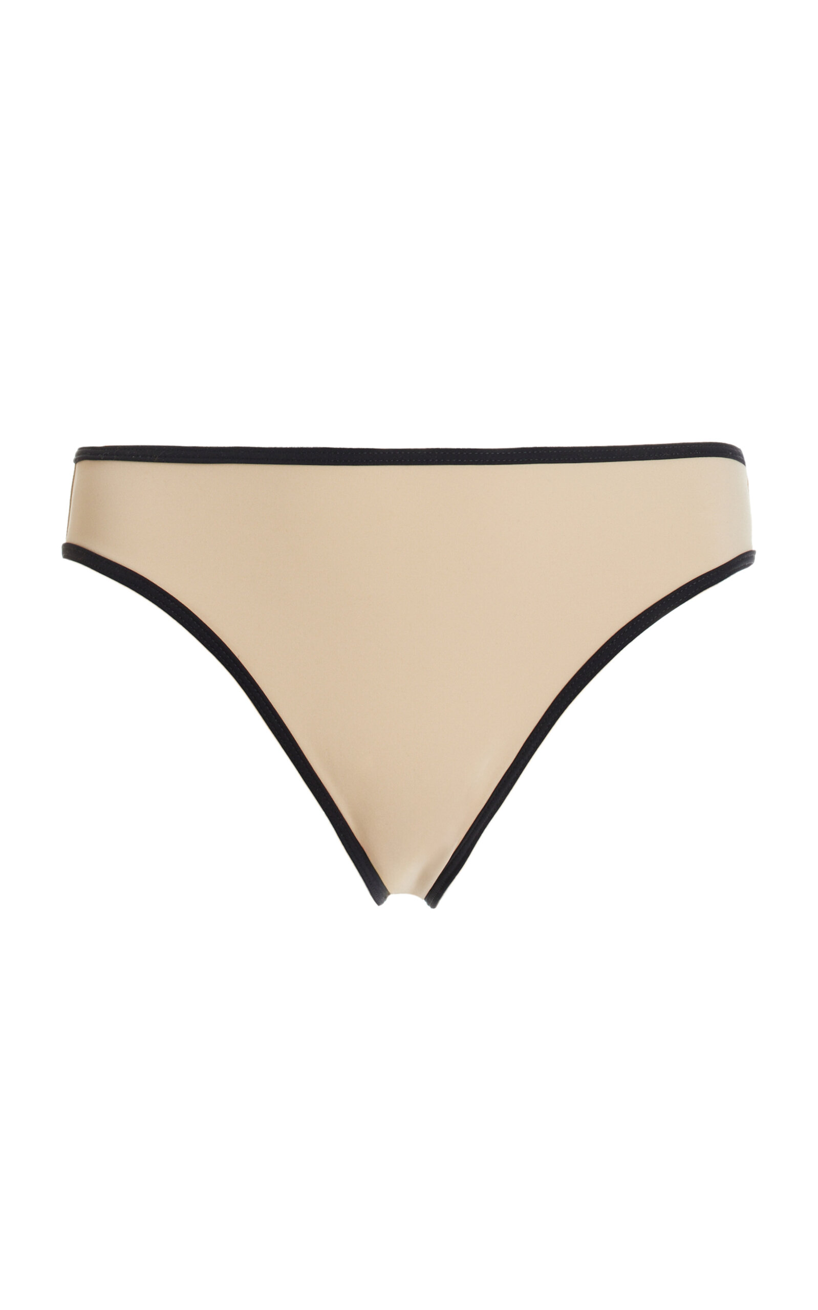 Totême Stripe Edge Bikini Bottoms Light Hay In Neutral