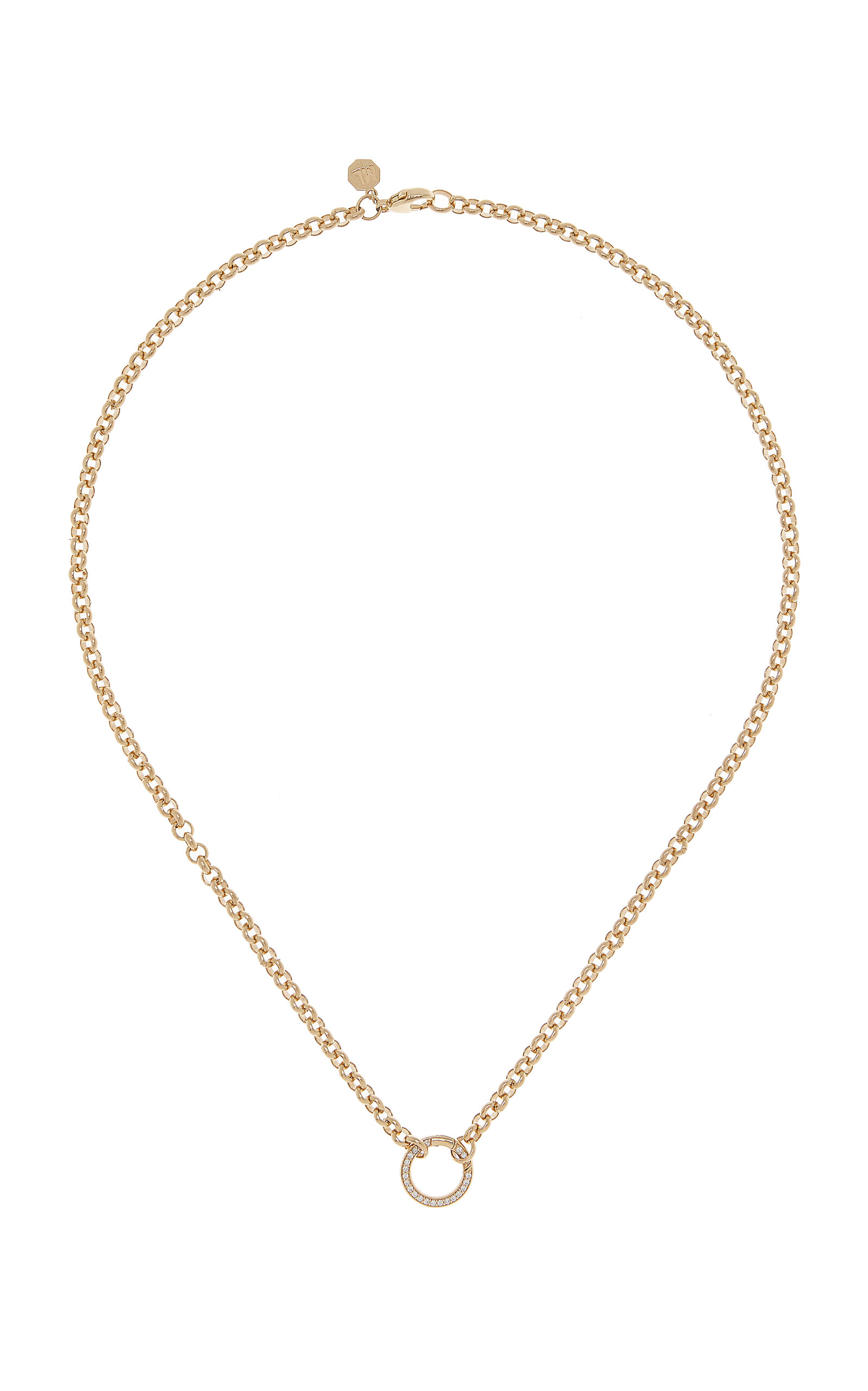 Marlo Laz 4.0 14K Yellow Gold Diamond Necklace