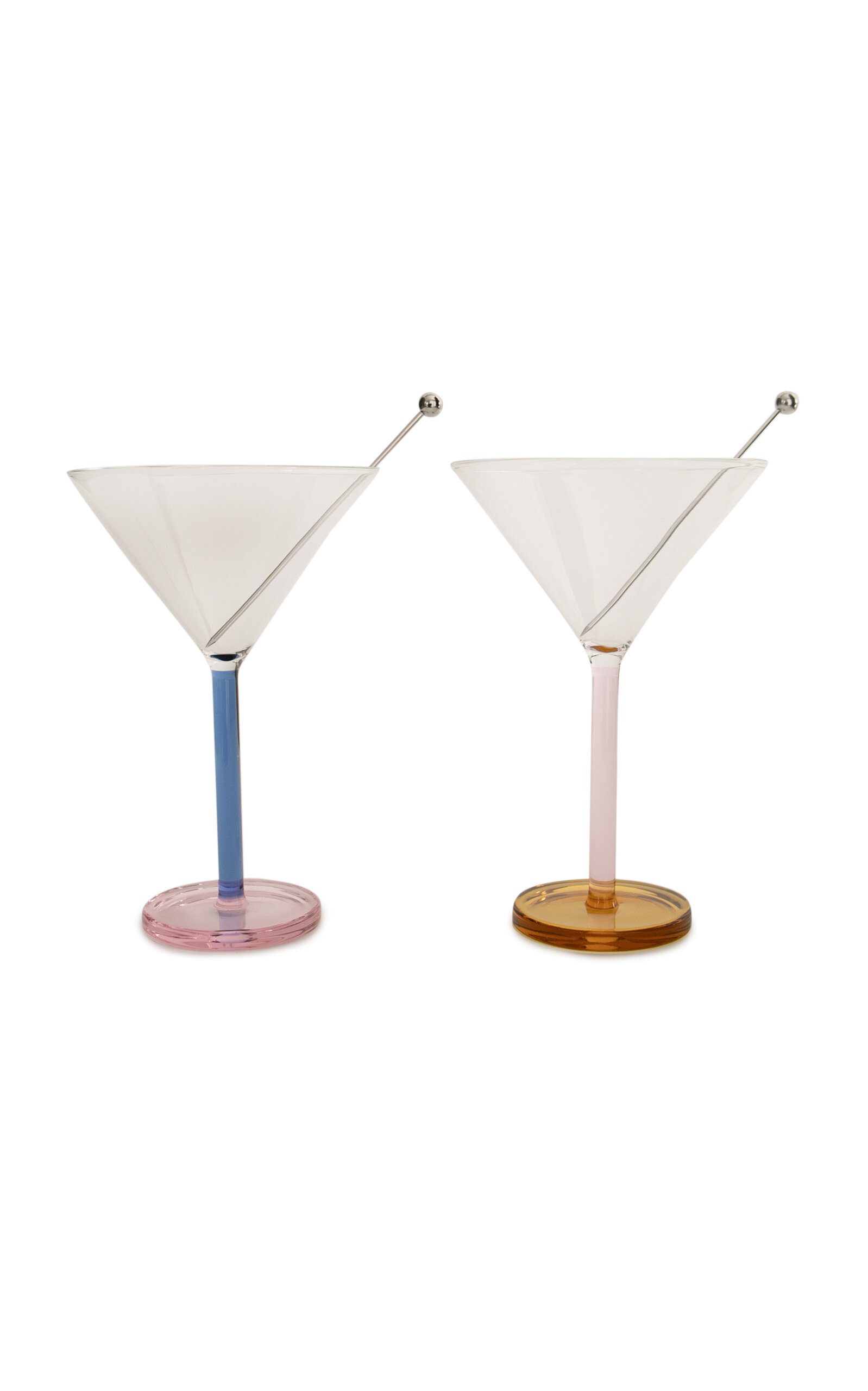 Sophie Lou Jacobsen Piano Glass Cocktail Set In Multi