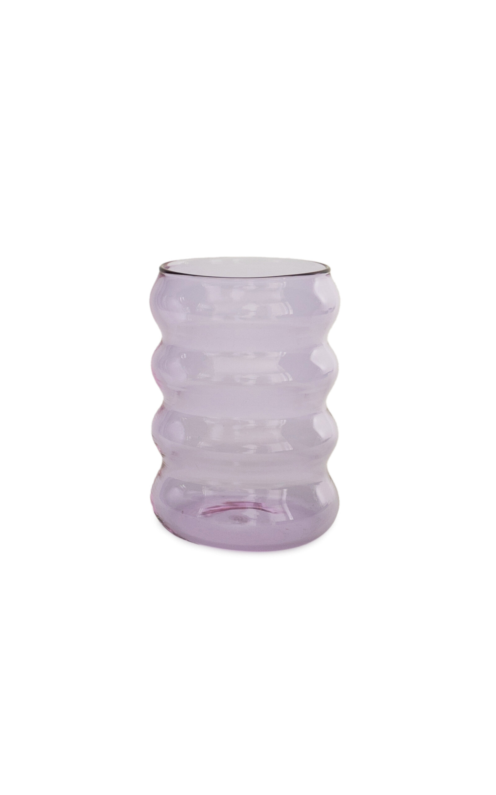 Sophie Lou Jacobsen Ripple Glass Cup - Purple