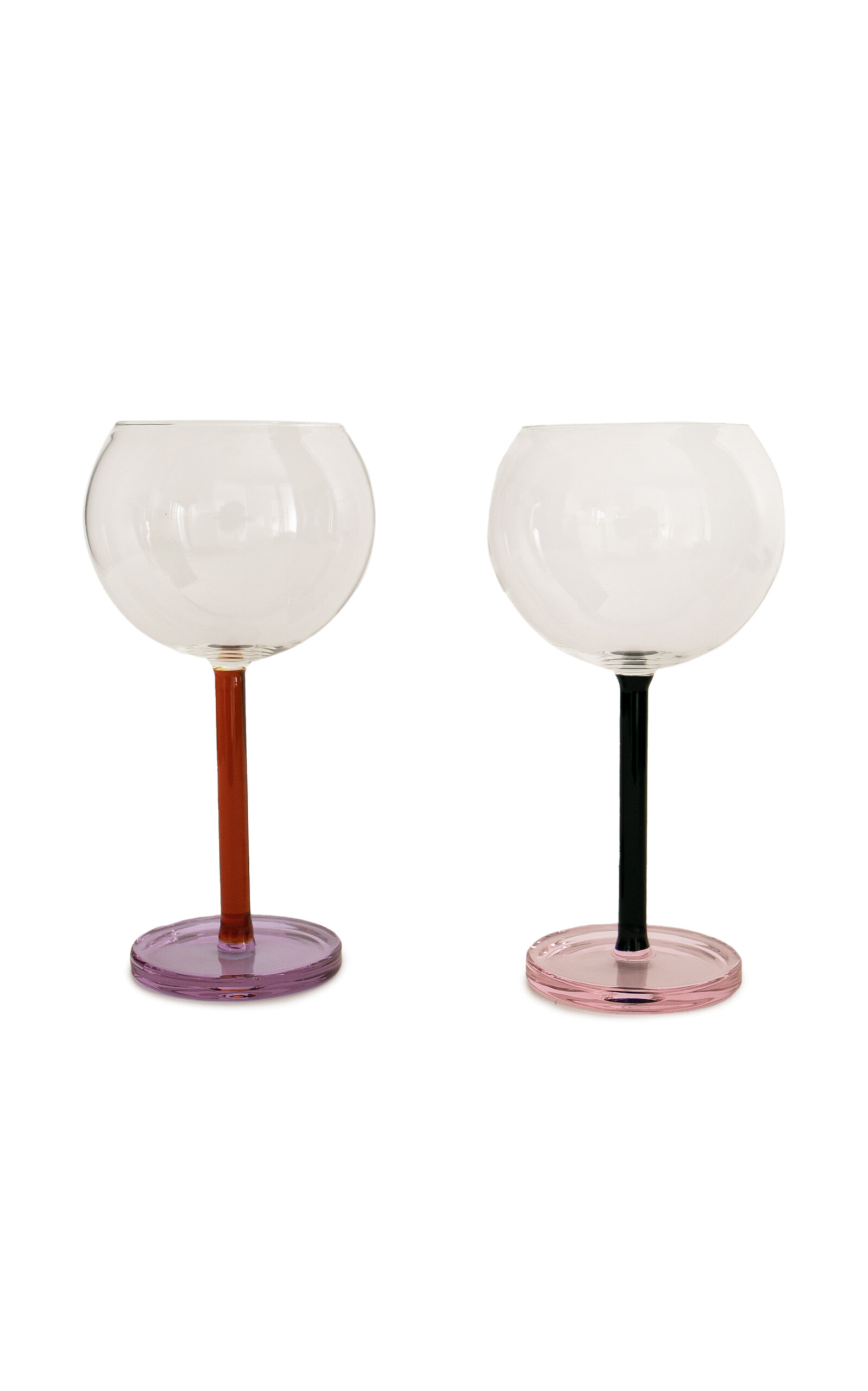 Sophie Lou Jacobsen Bilboquet Glass Wine Set In Multi