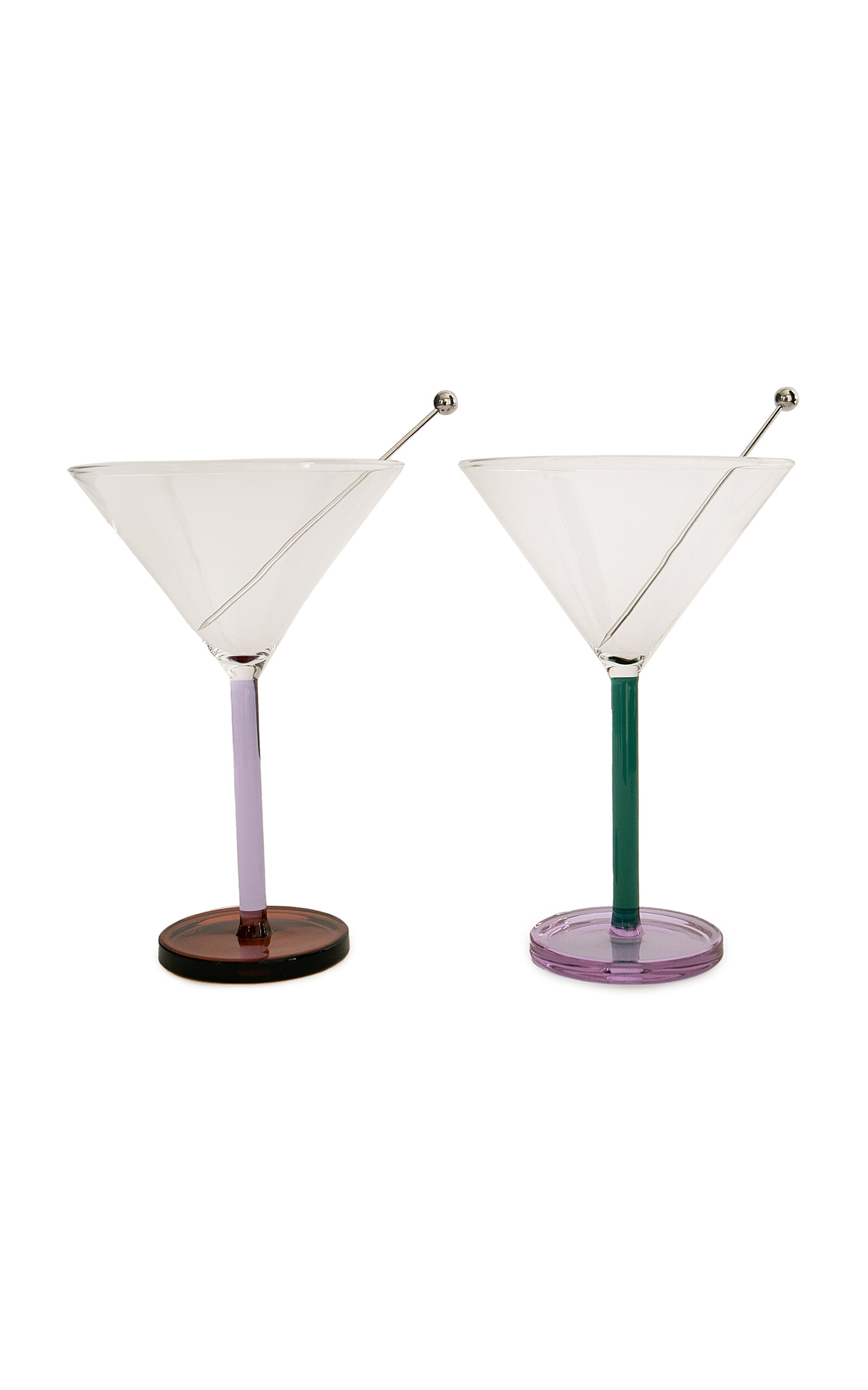 Sophie Lou Jacobsen Piano Glass Cocktail Set In Multi