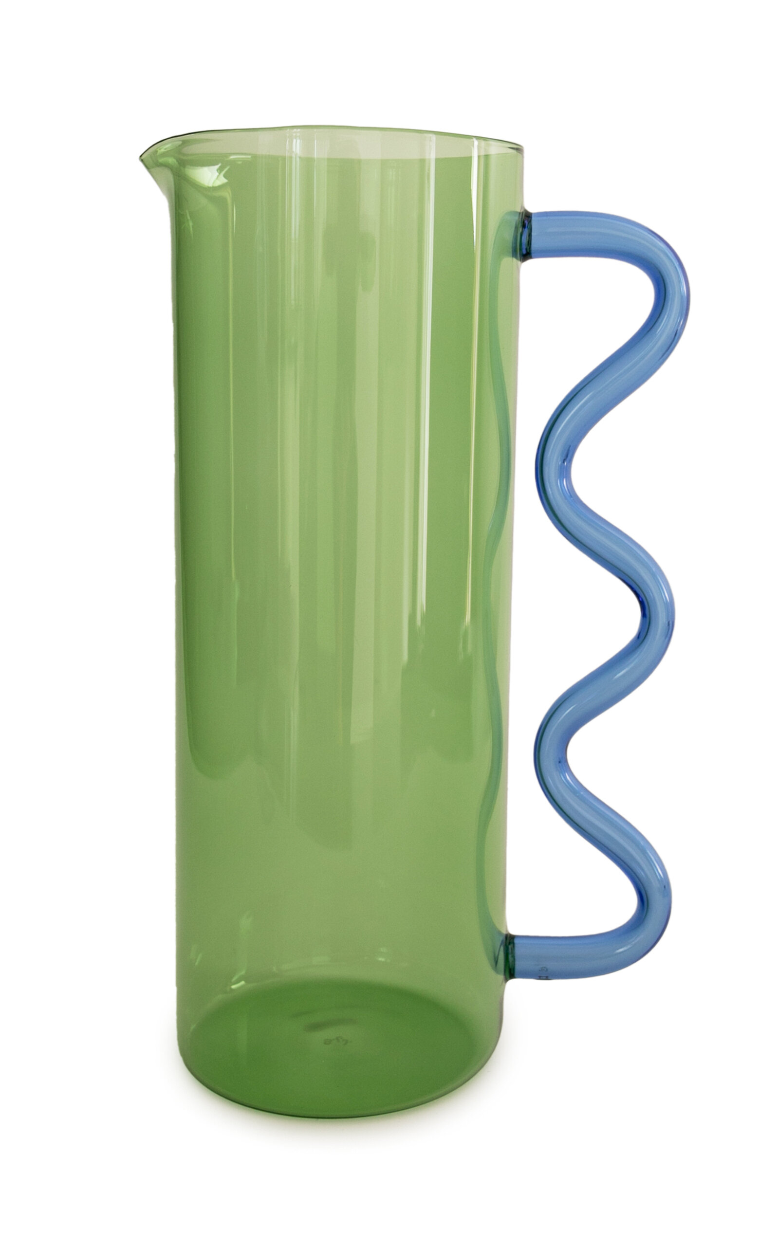 Sophie Lou Jacobsen Wave Glass Pitcher - Green