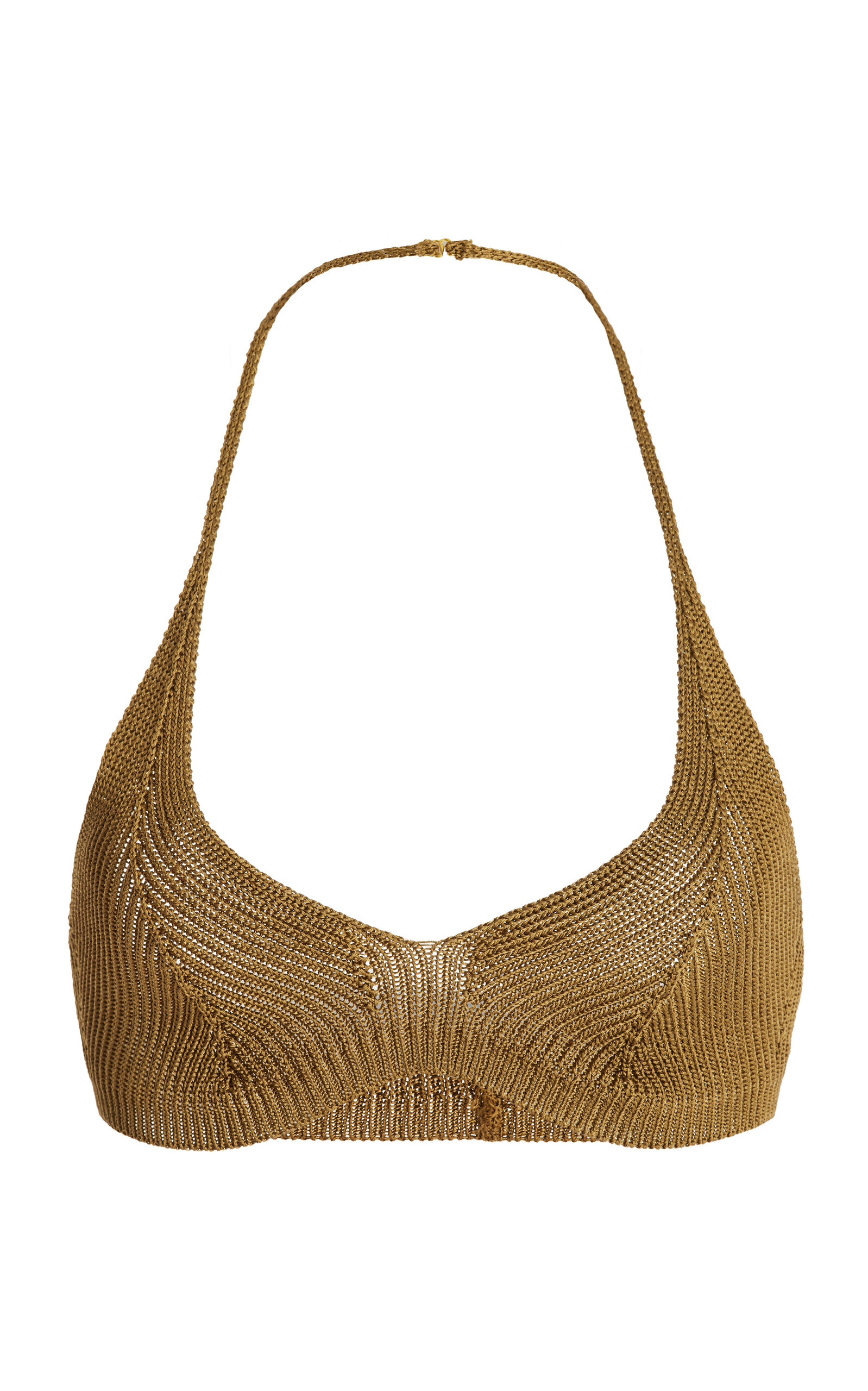 Aisling Camps Zoe Bra Top In Gold