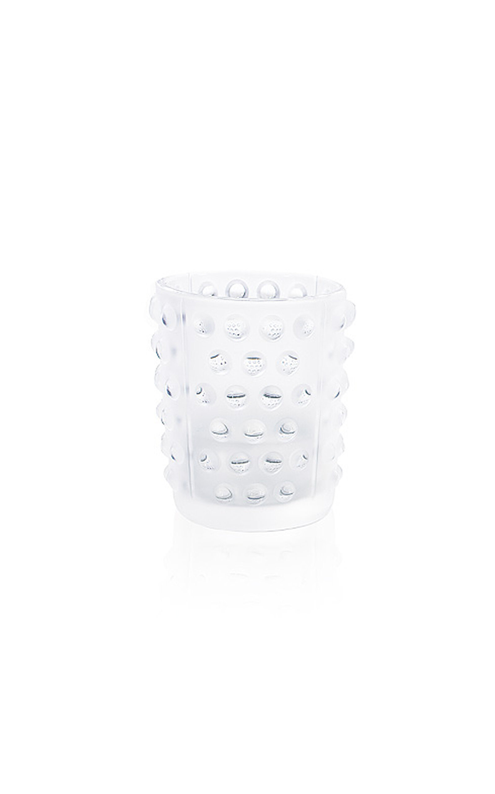 Lalique Mossi Crystal Votive In Clear