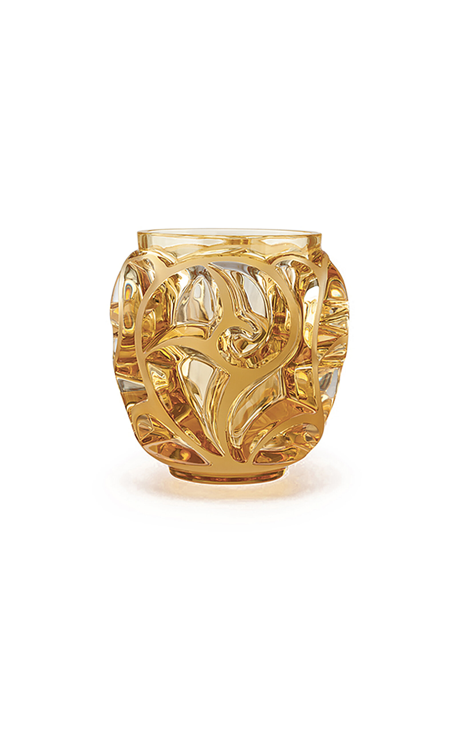 Shop Lalique Tourbillons Small Crystal Vase In N,a
