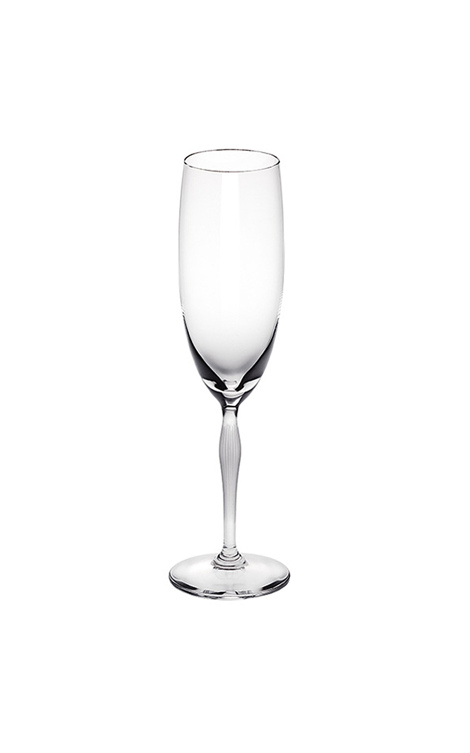 Shop Lalique 100 Points Crystal Champagne Glass In Clear