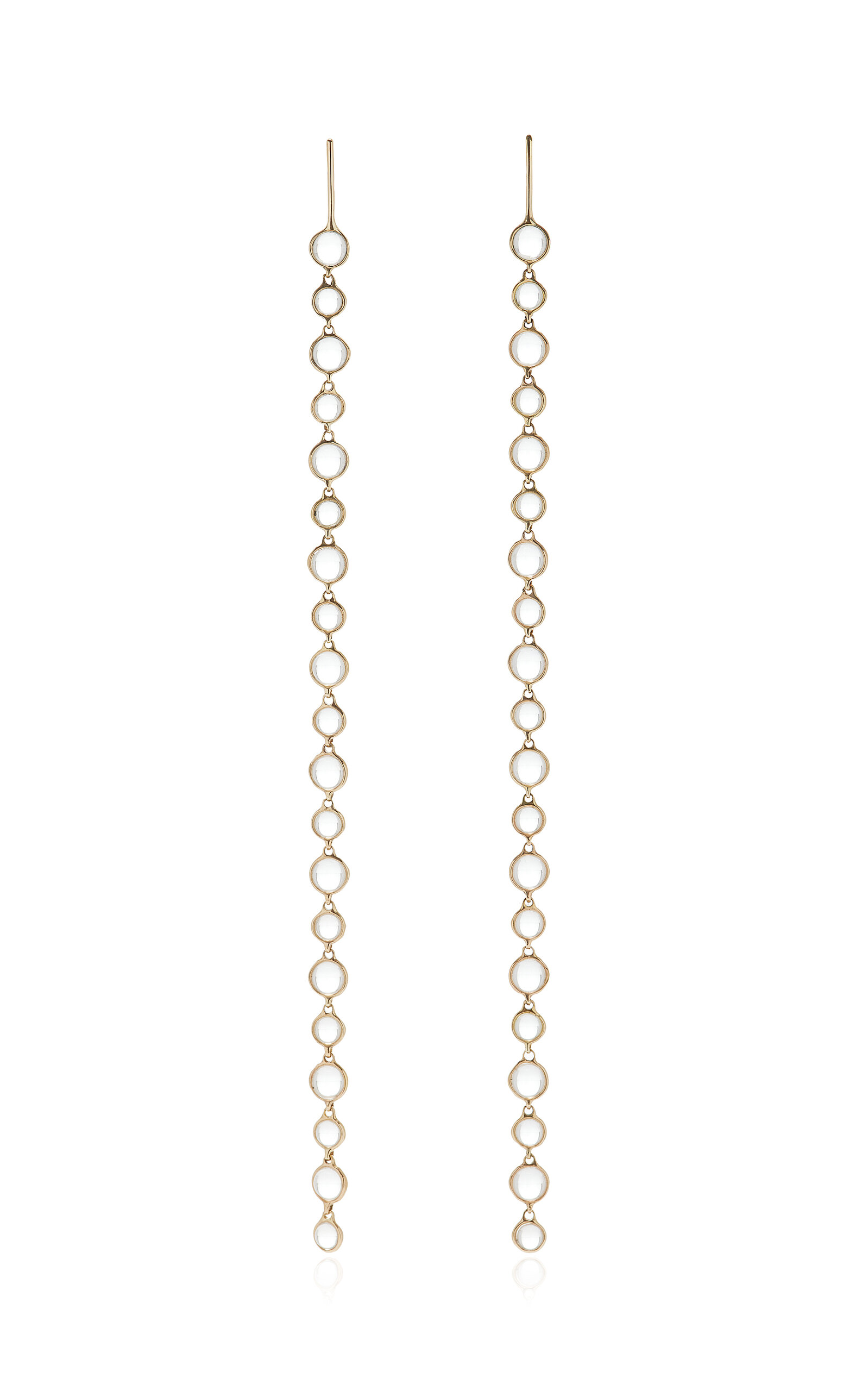 Aura 14K Yellow Gold Quartz Earrings