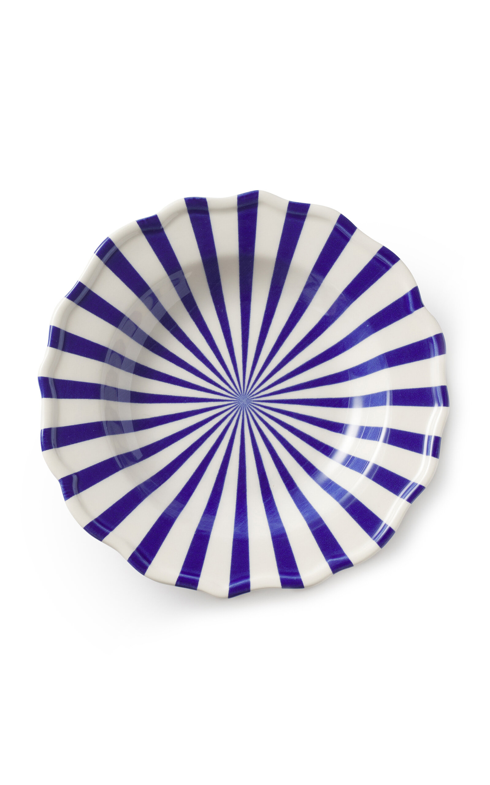 Maison Madison Mafalda; Soup/pasta Plate In Navy