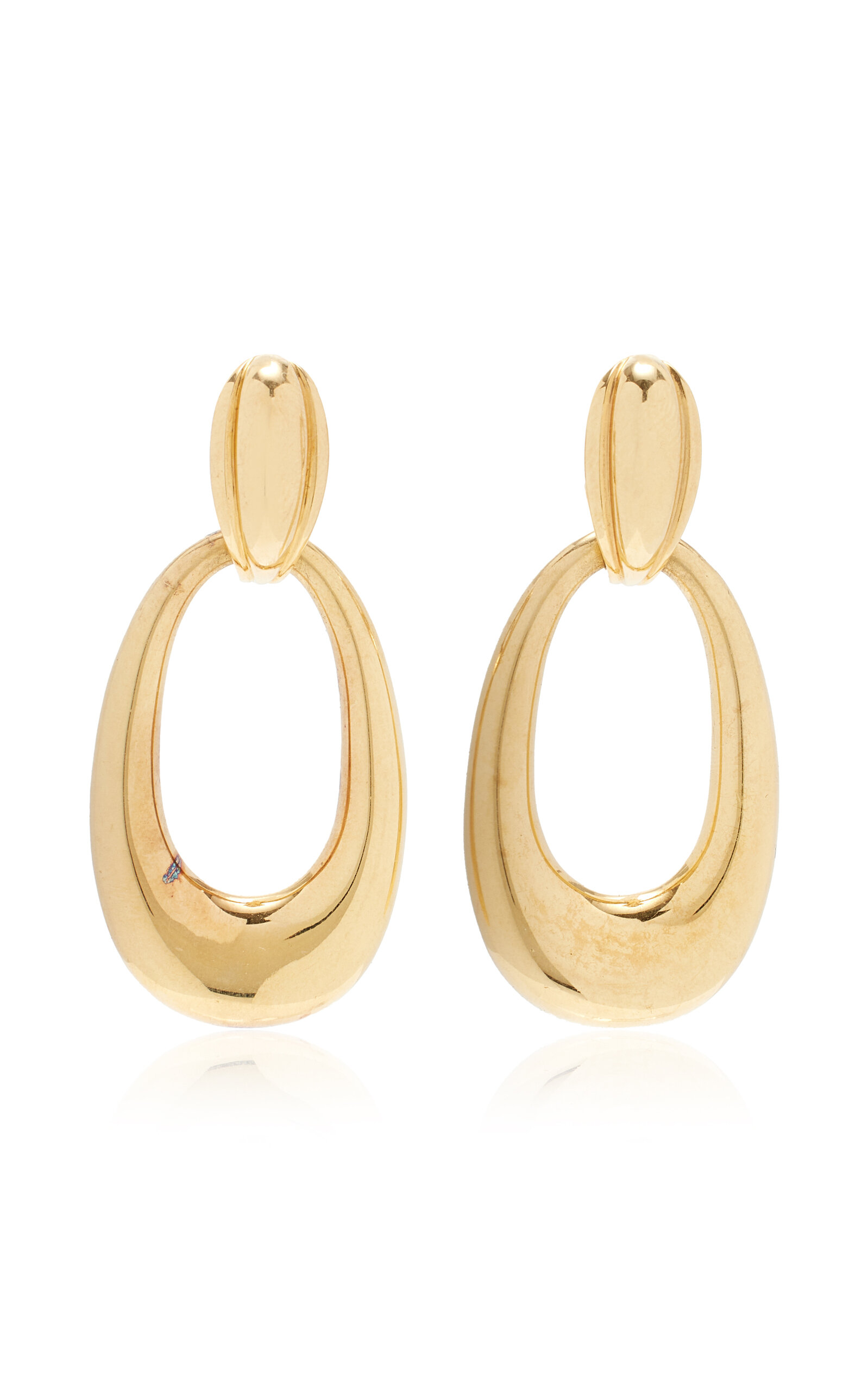 Gold Interchangeable Hoop Earrings; By Georges Lenfant for Cartier