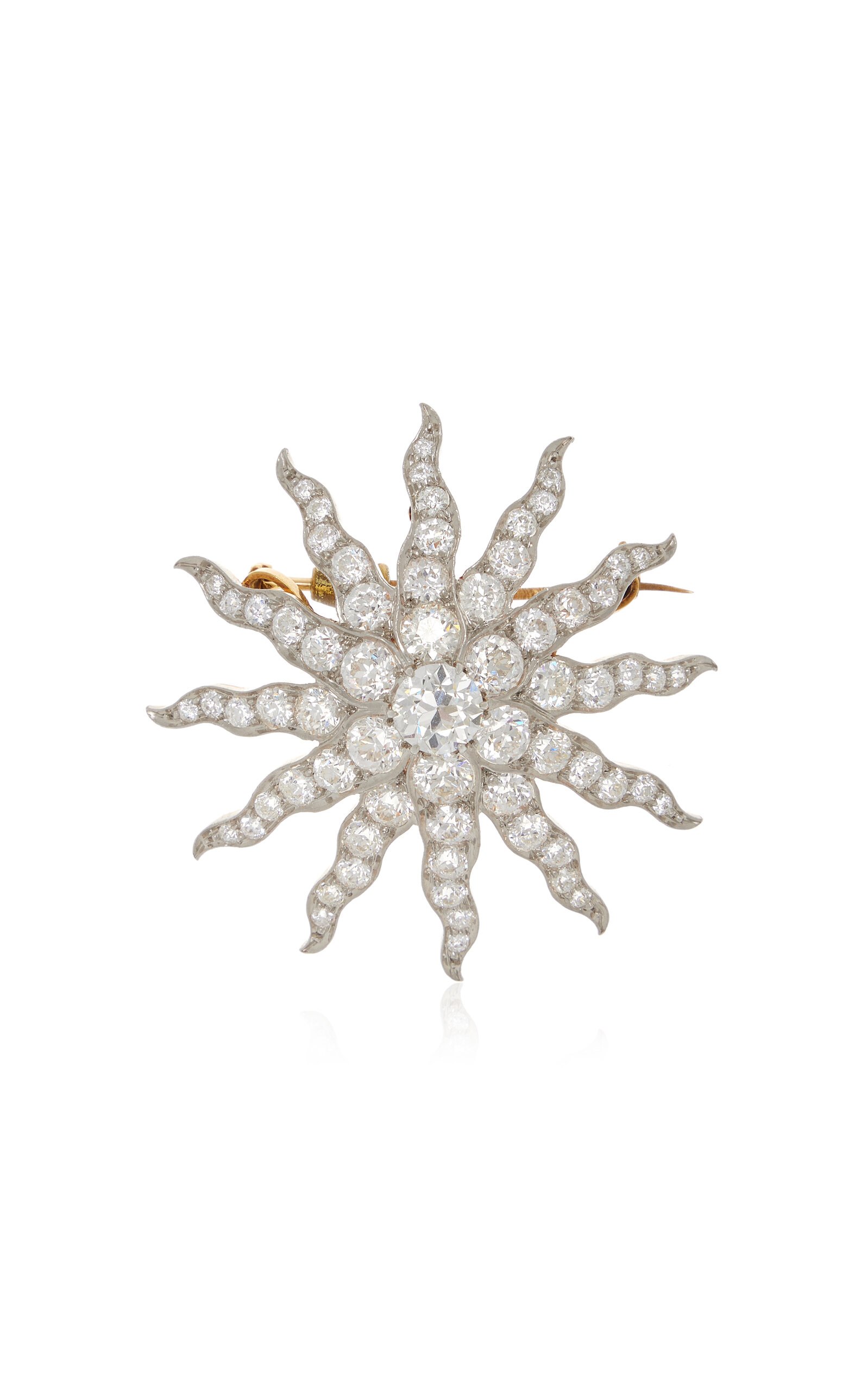 Simon Teakle Women's Antique Diamond Sunburst Pendant; By Tiffany