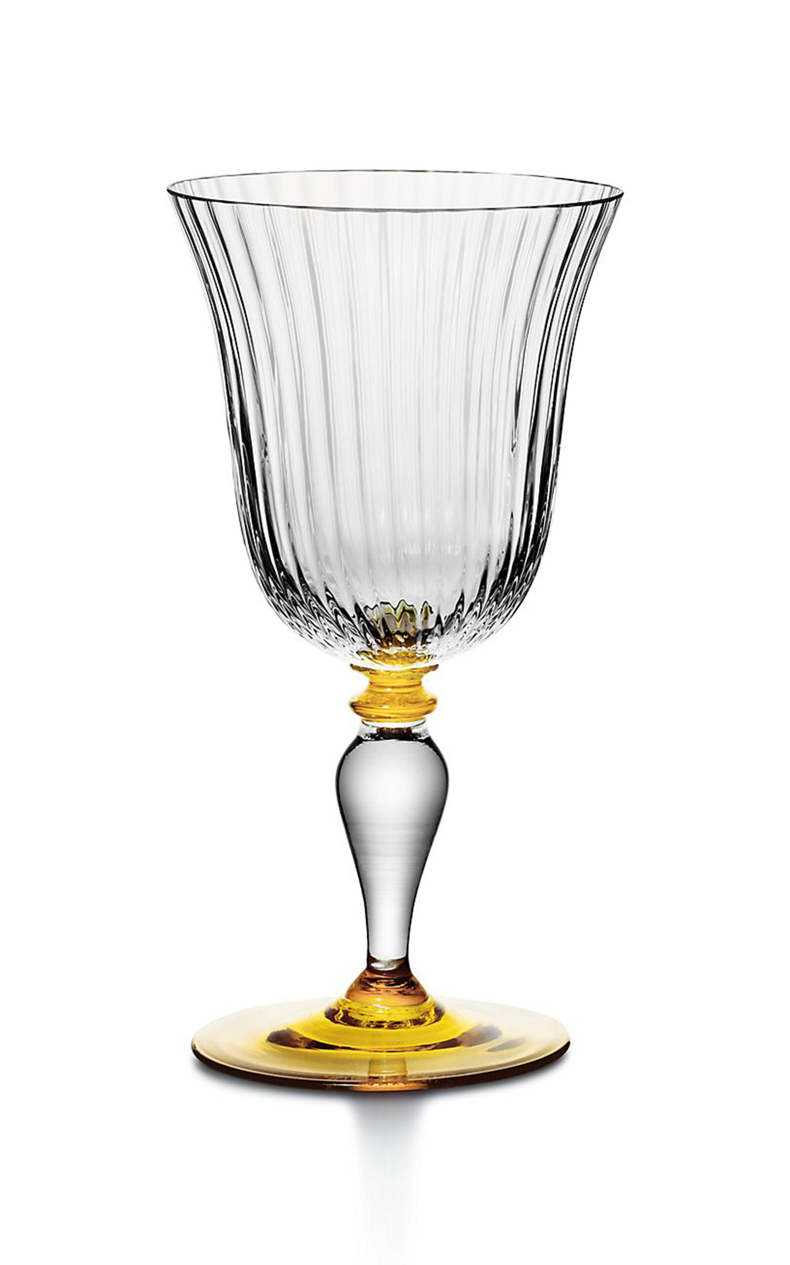 Tiffany & Co. Color Block Wine Glass - Yellow