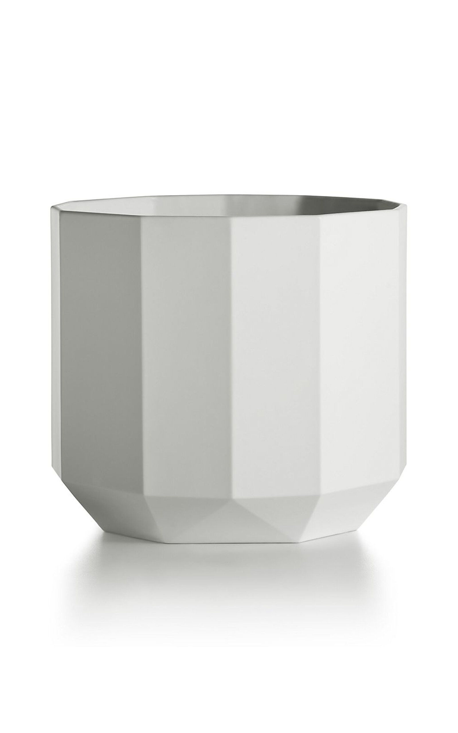 Shop Tiffany & Co Facets Medium Bone China Vase In White