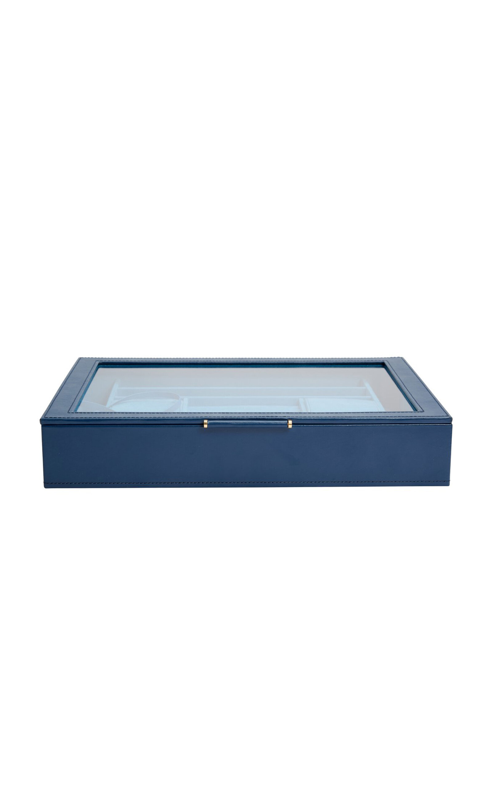 WOLF Sophia Leather Jewelry Box - Blue