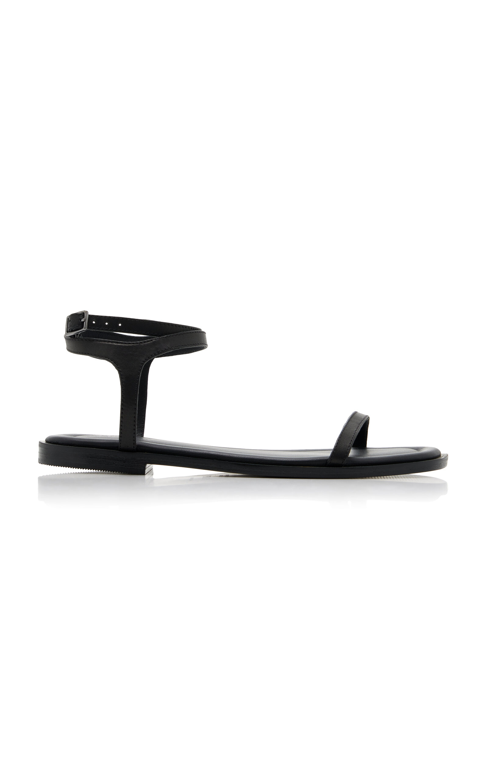 Shop A.emery Viv Leather Sandals In Black