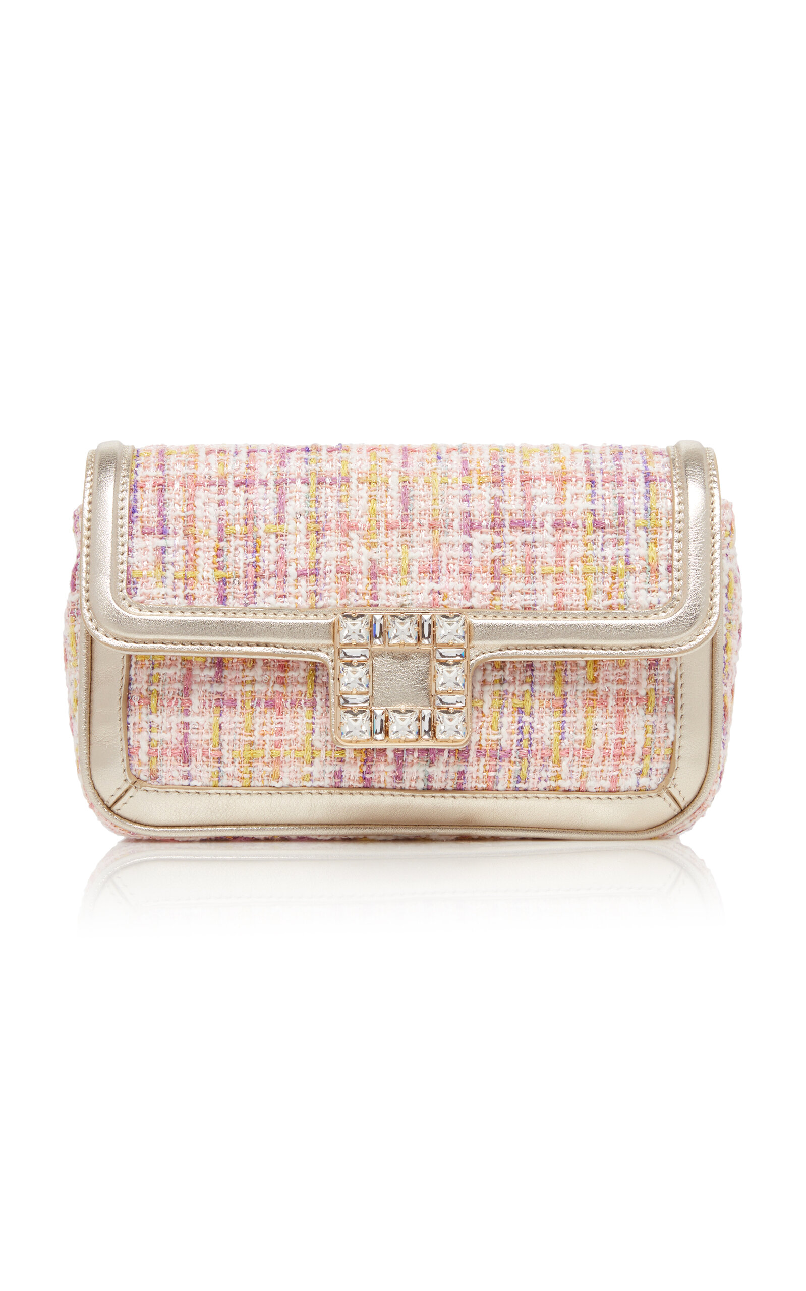 Roger Vivier Viv' Jeu De Fille Tweed Envelope Bag