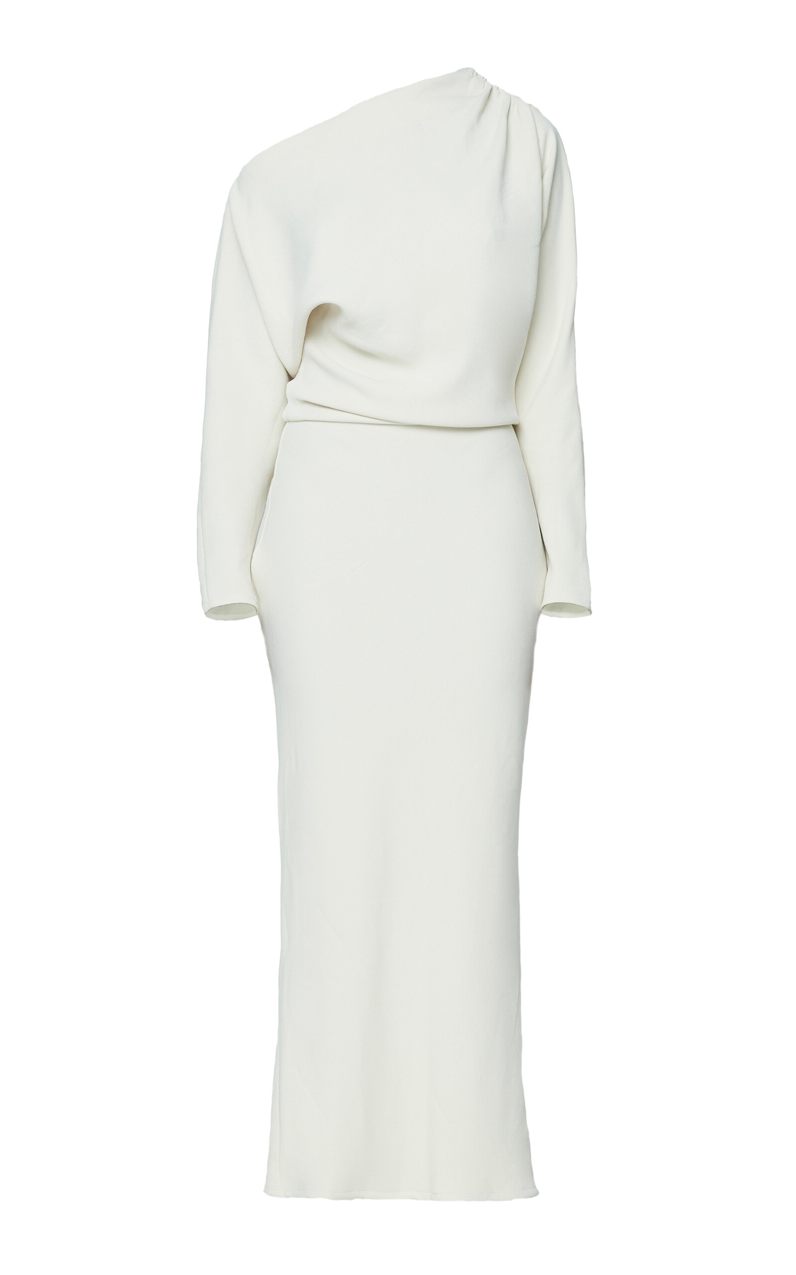 Wynn Hamlyn Holly Off-the-shoulder Maxi Dress In White