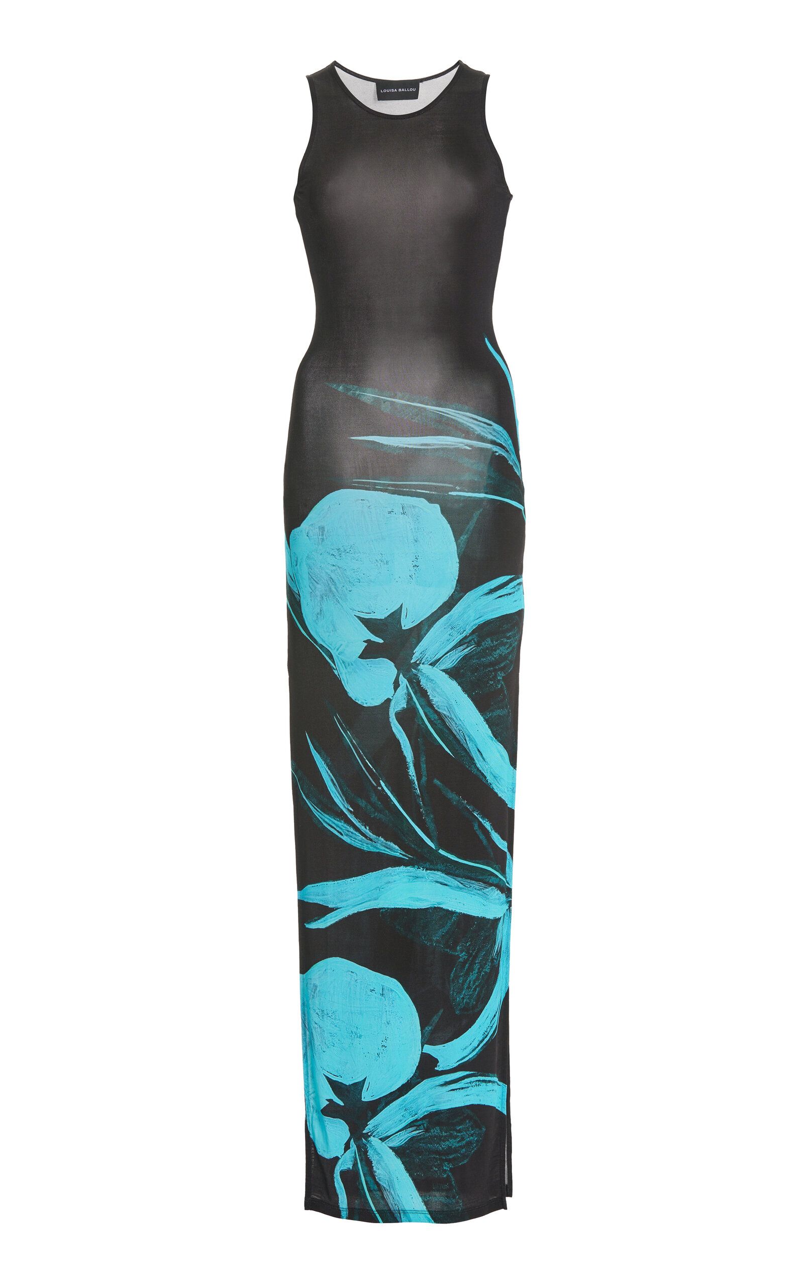 Louisa Ballou Sea Breeze Dress In Blue