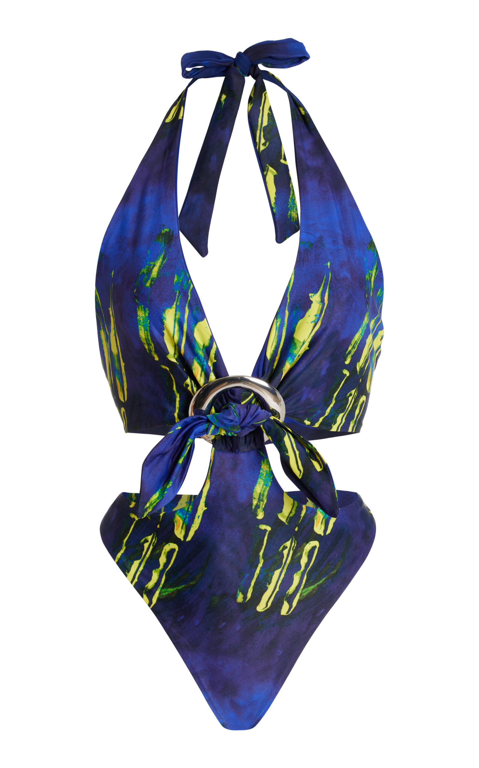 LOUISA BALLOU BUCKLED ONE-PIECE SWIMSUIT