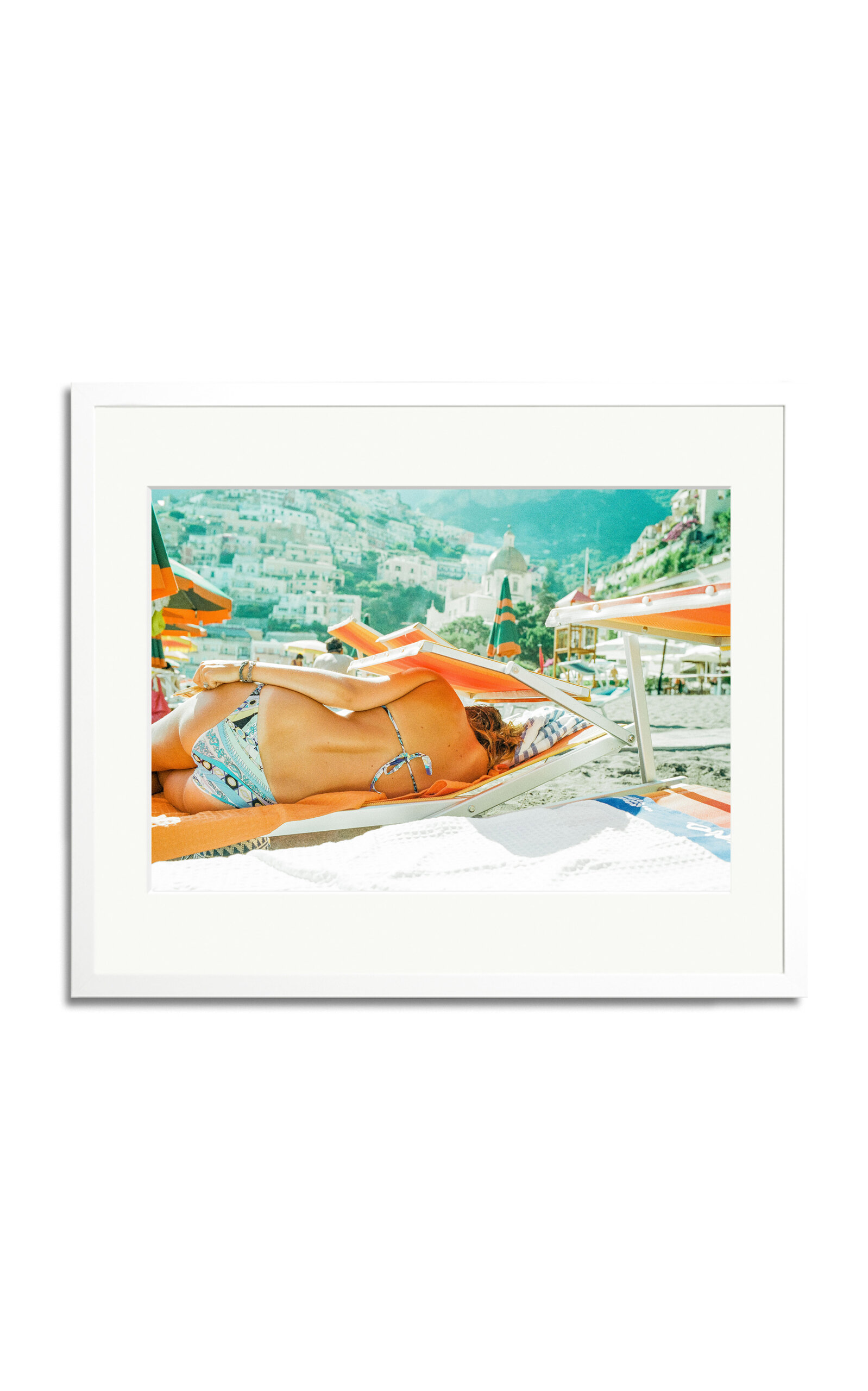 Sonic Editions Positano Vibes Framed Photography Print In Multi