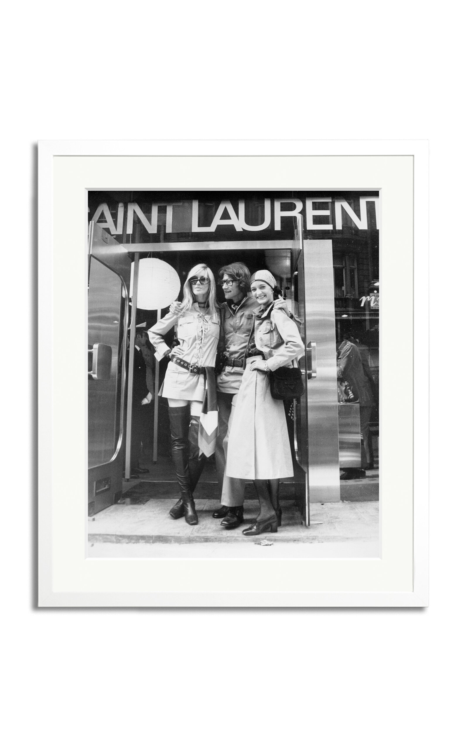 Sonic Editions Ysl On Bond Street Framed Photography Print In Multi