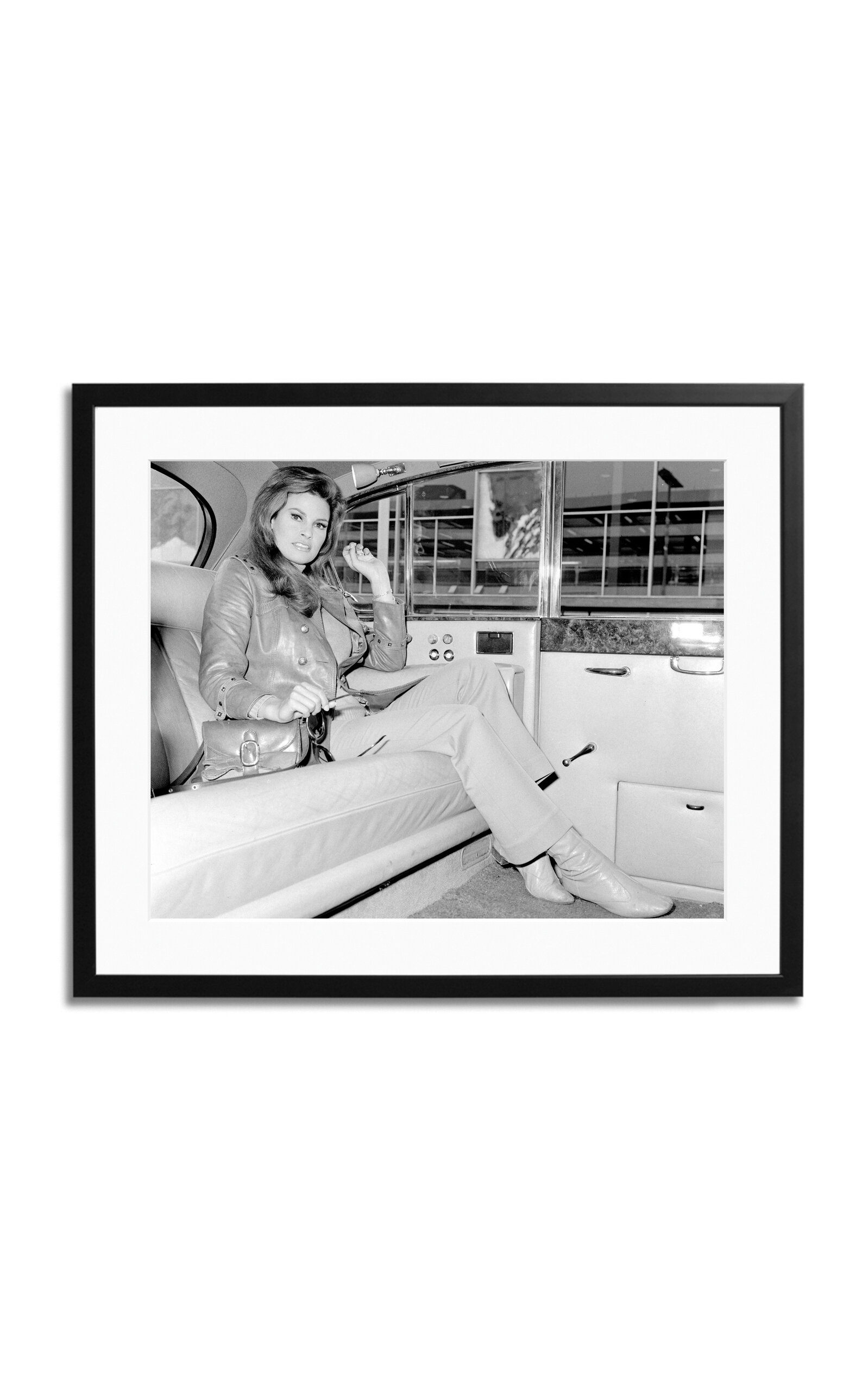 Sonic Editions Welch Arrives At Heathrow Airport Framed Photography Print In Multi