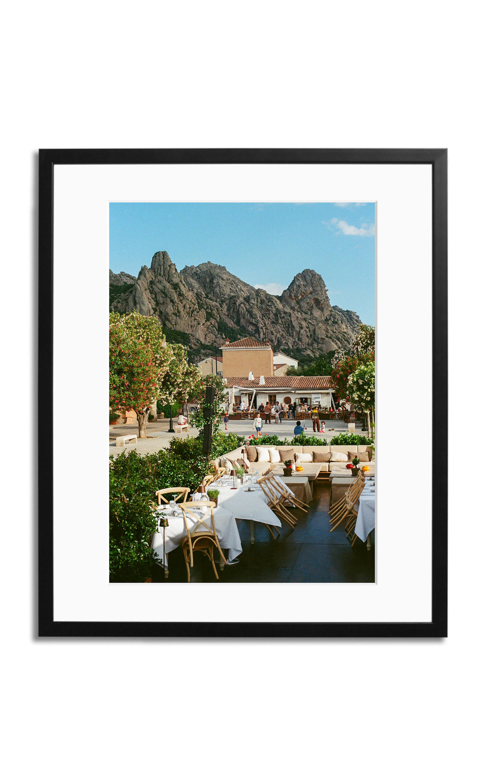 Sonic Editions Afternoon Aperitivo Framed Photography Print In Multi