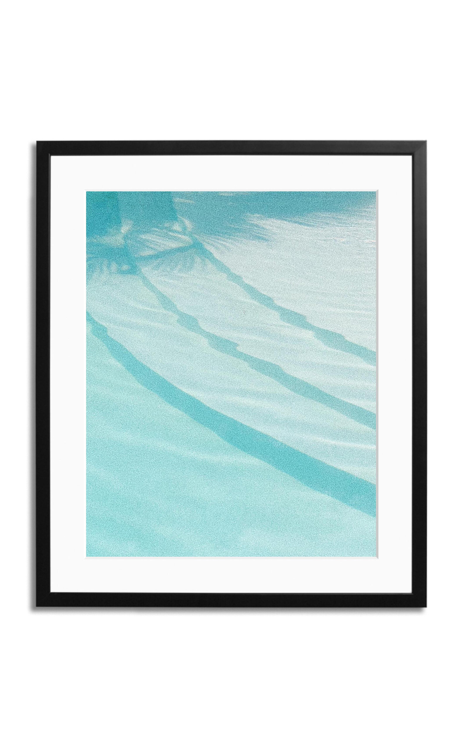 Sonic Editions Blue Ripples Framed Photography Print In Multi