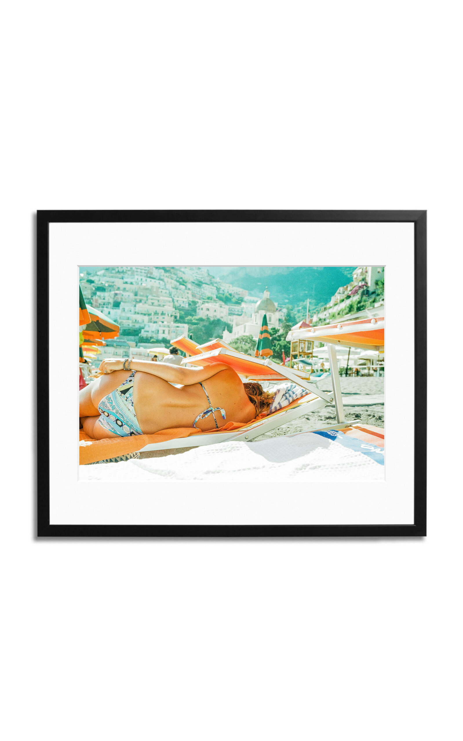 Sonic Editions Positano Vibes Framed Photography Print In Multi