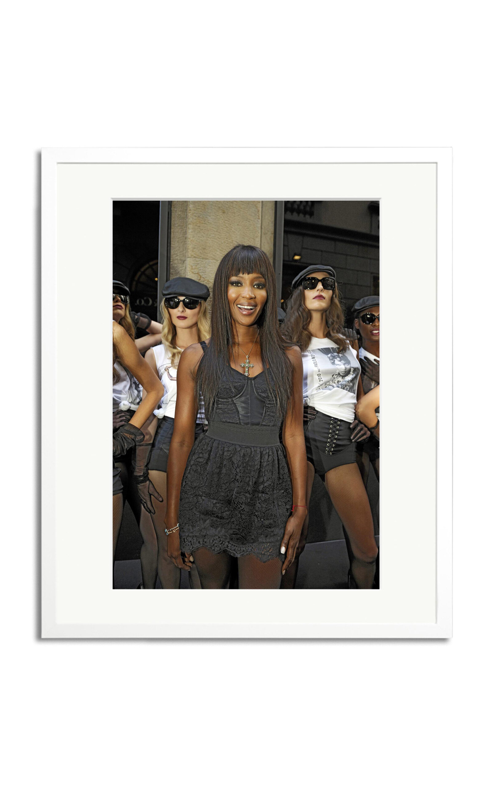 Sonic Editions Naomi Campbell Framed Photography Print In Multi