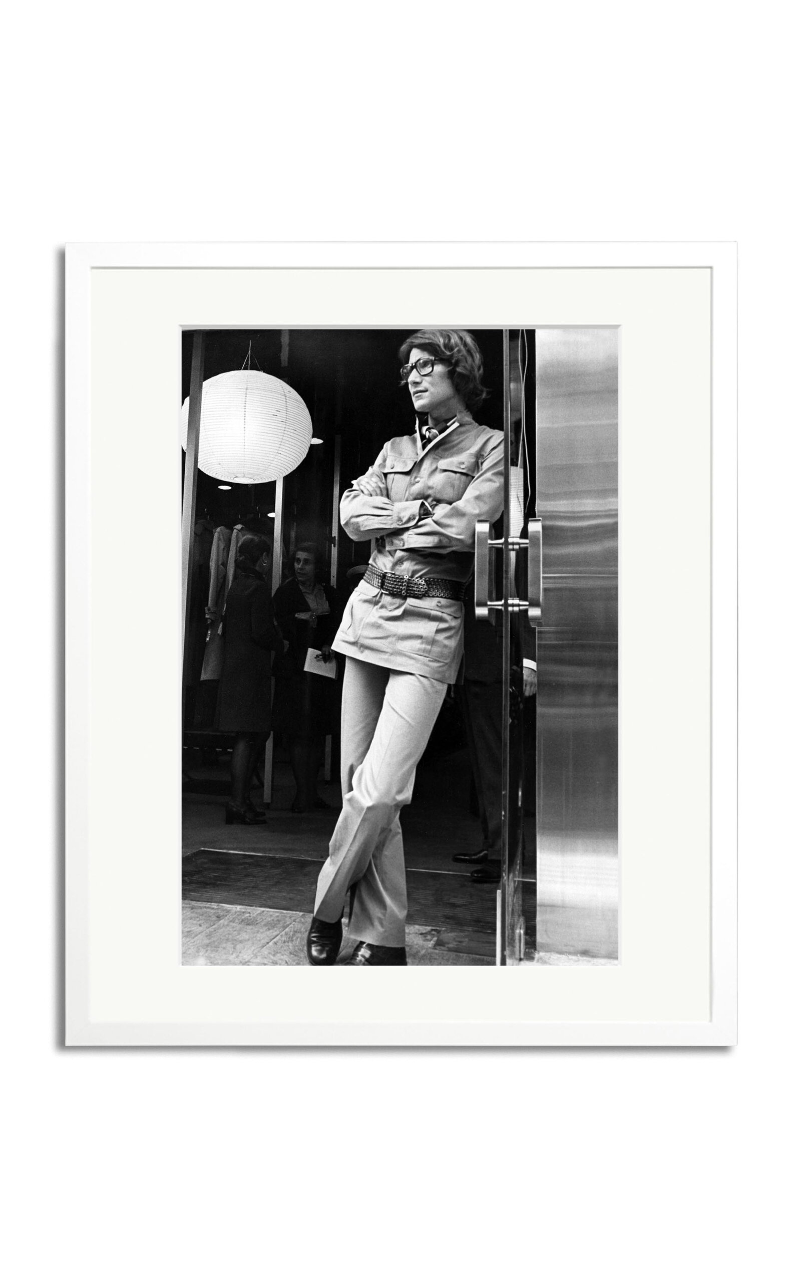 Sonic Editions Ysl Framed Photography Print In Multi