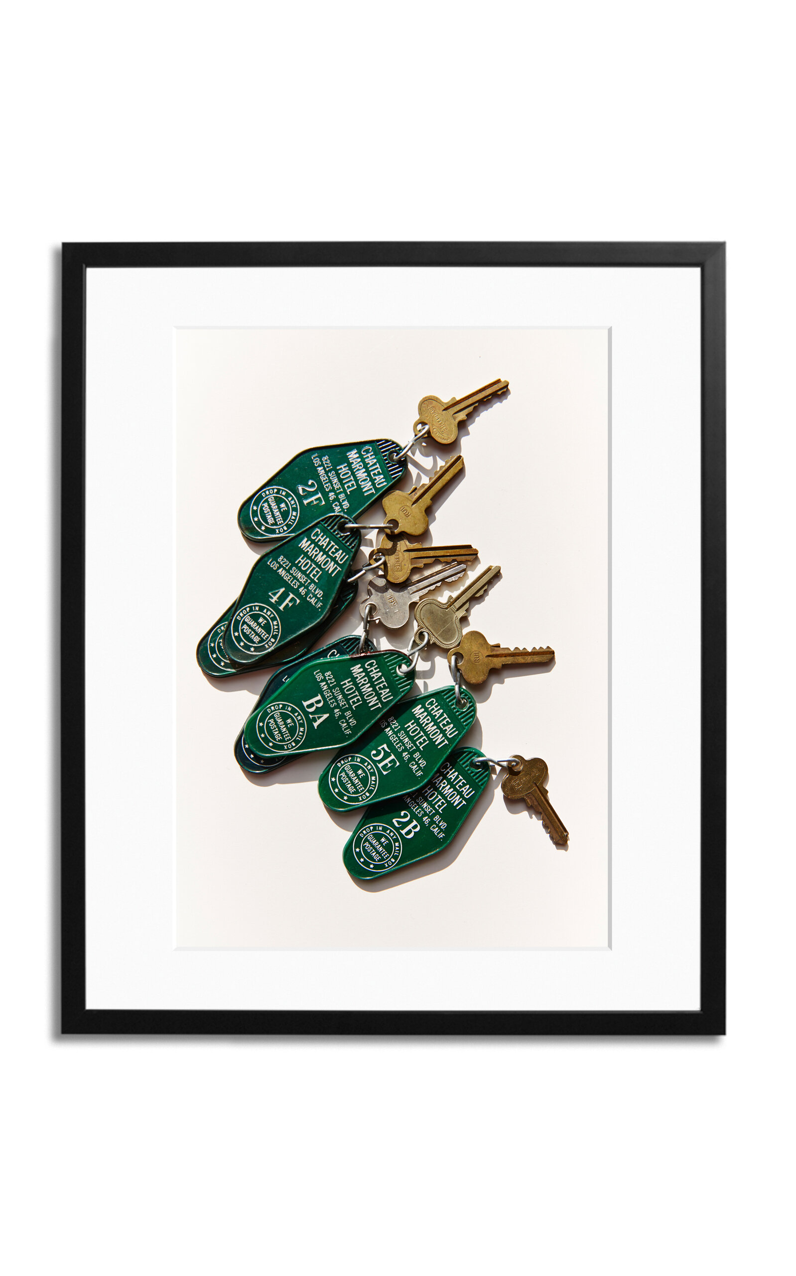 Sonic Editions Keys; Chateau Marmont Framed Photography Print In Size Large