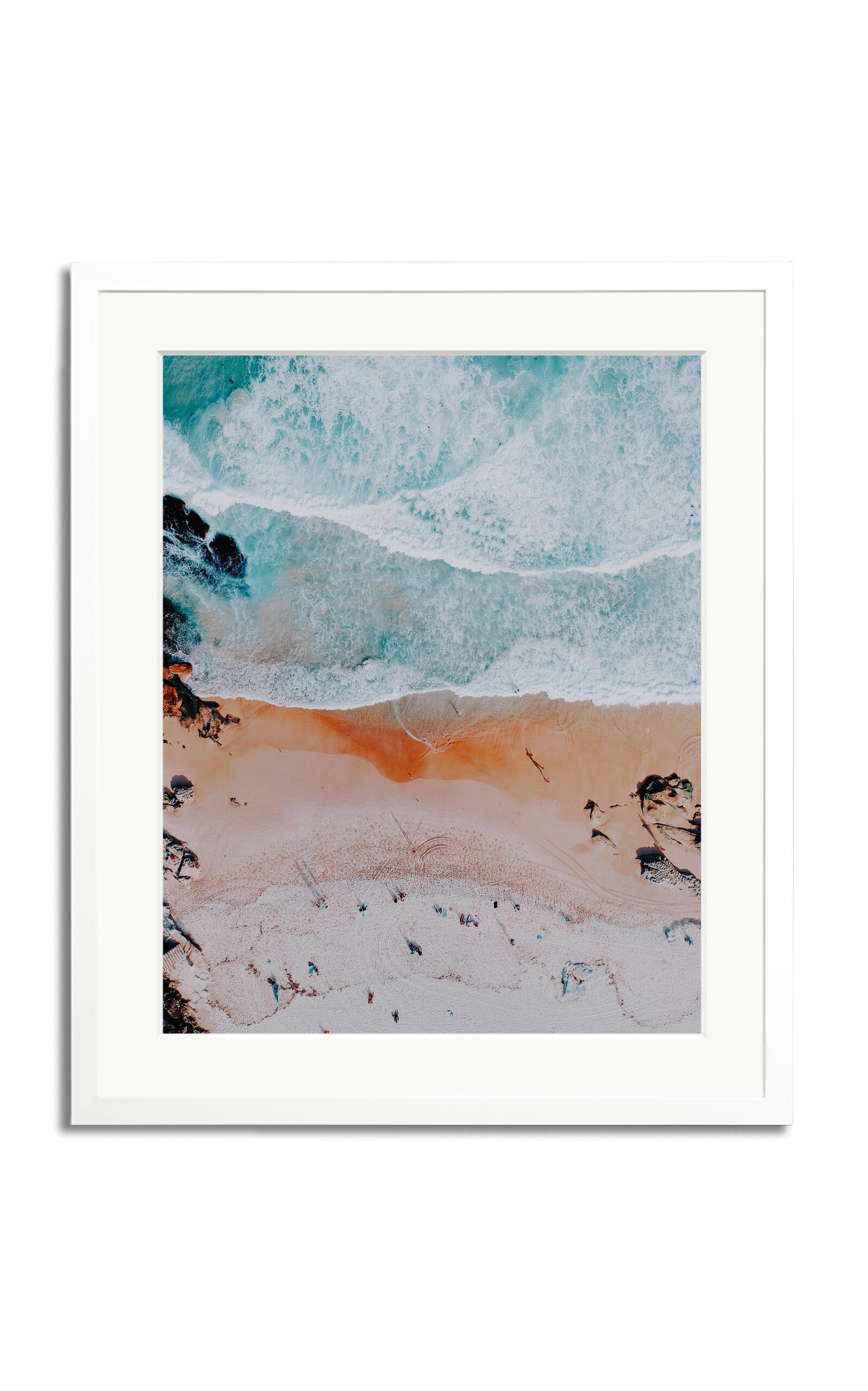 Sonic Editions Maroubra Beach Framed Photography Print In Multi