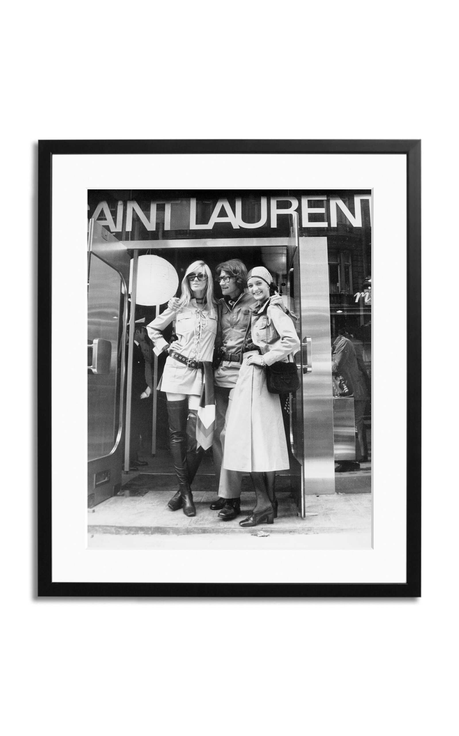 Sonic Editions Ysl On Bond Street Framed Photography Print In Multi