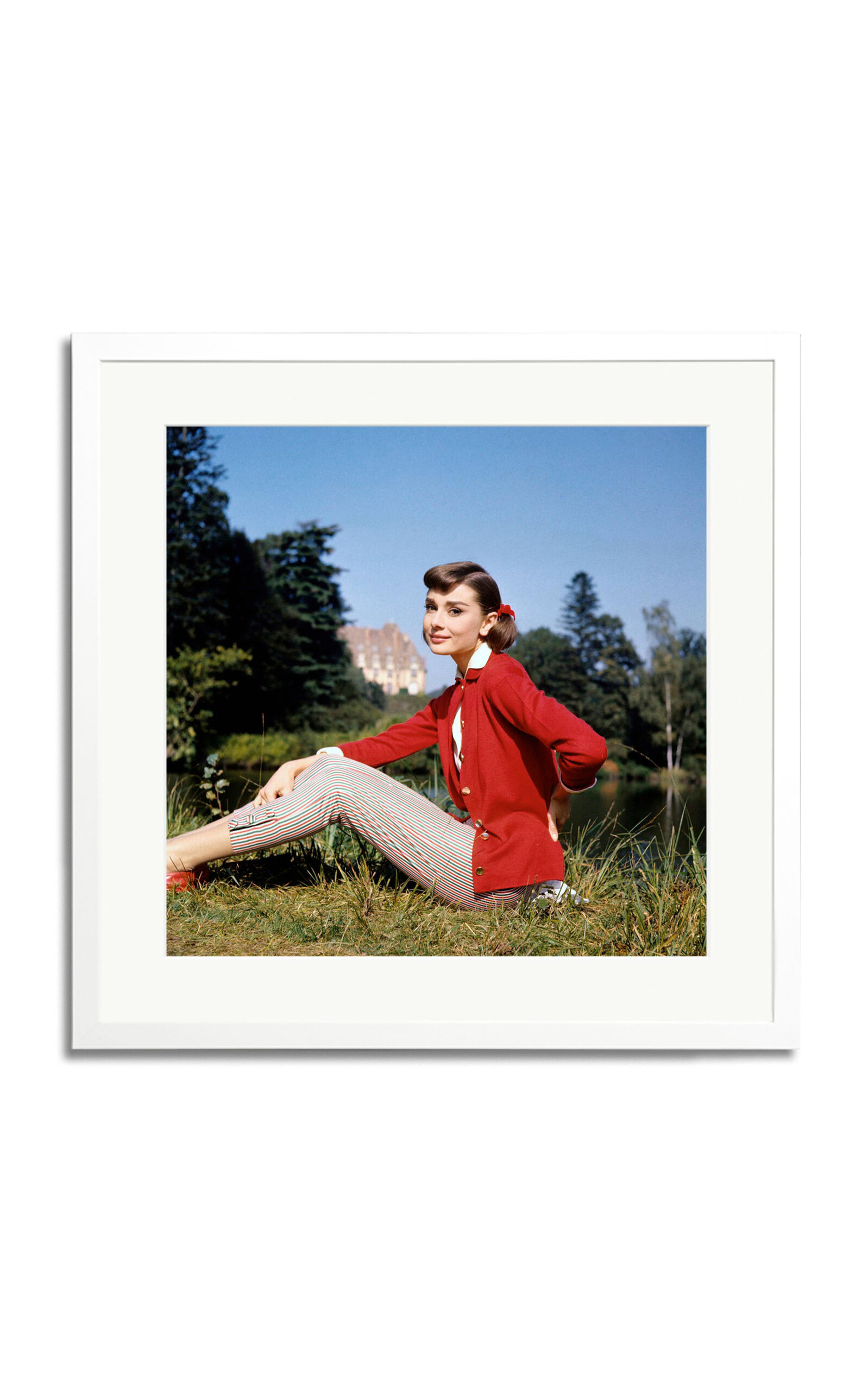 Sonic Editions Hepburn; 1957 Framed Photography Print In Multi