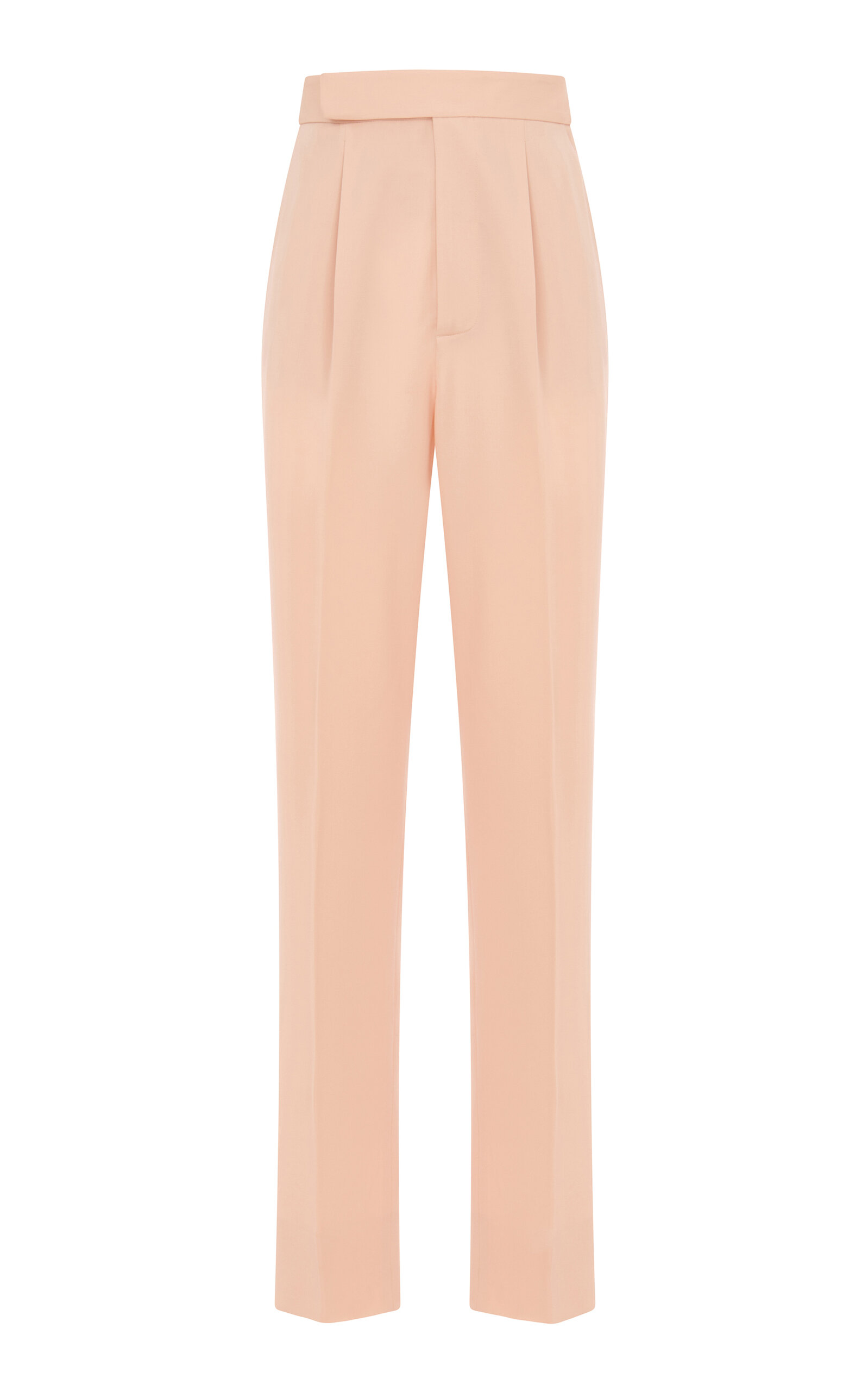 Ralph Lauren - Evanne Wool Pants - Pink - US 00 - Moda Operandi