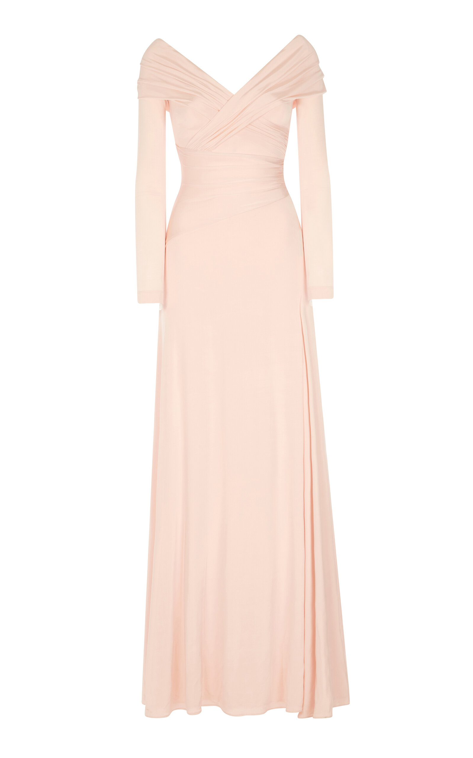 Ralph Lauren Women's Twist Front Gown In Pink