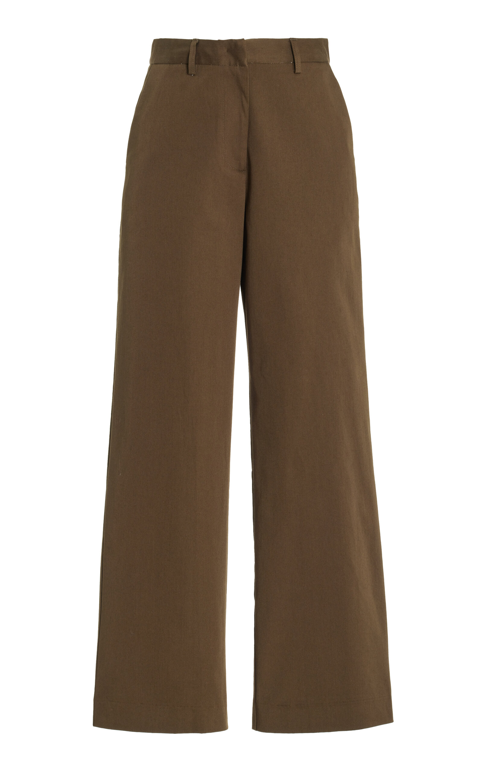 Matteau Relaxed Tailored Pleat Trouser In Green