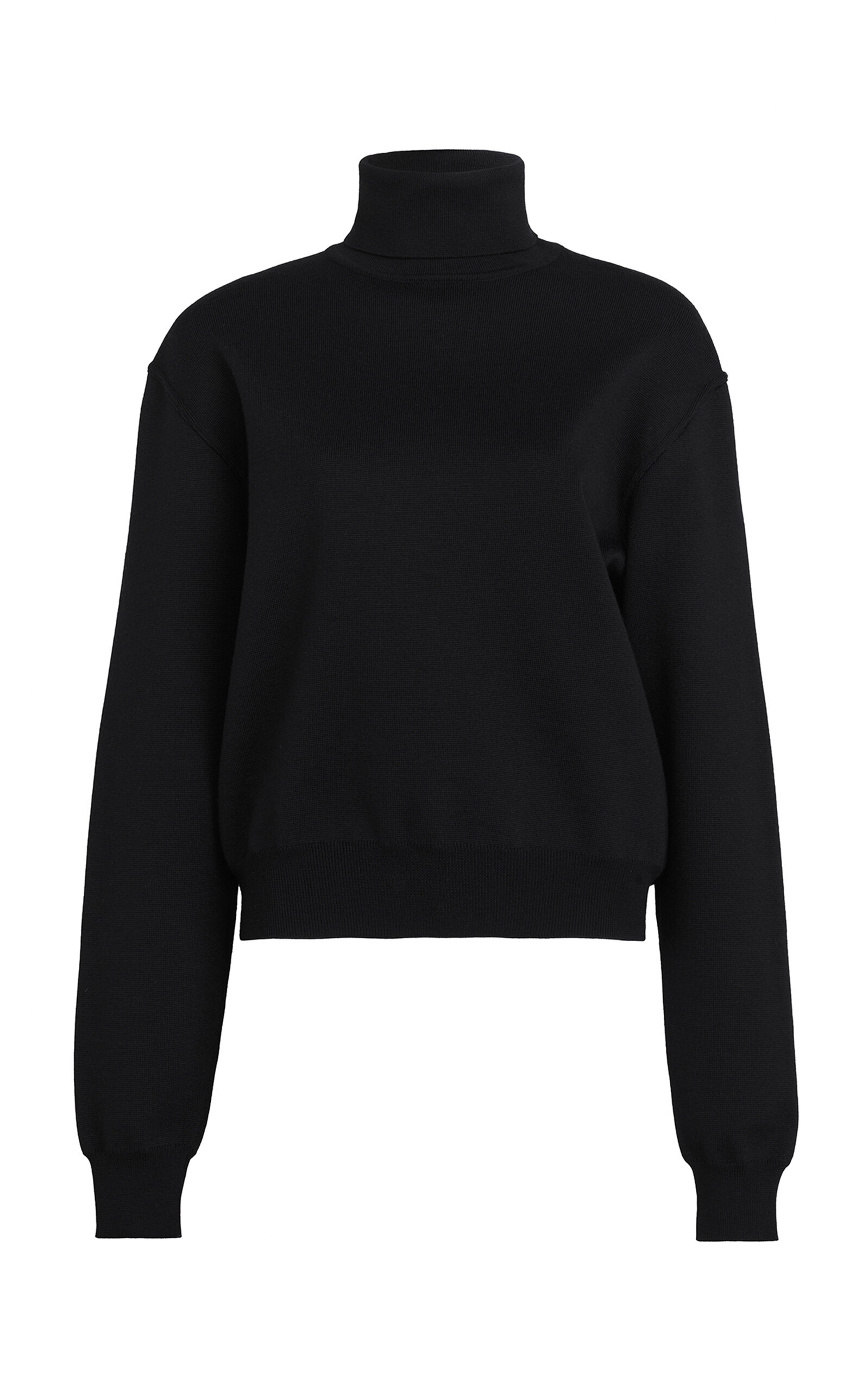 ALAÏA Oversized Wool-Blend Turtleneck Sweater