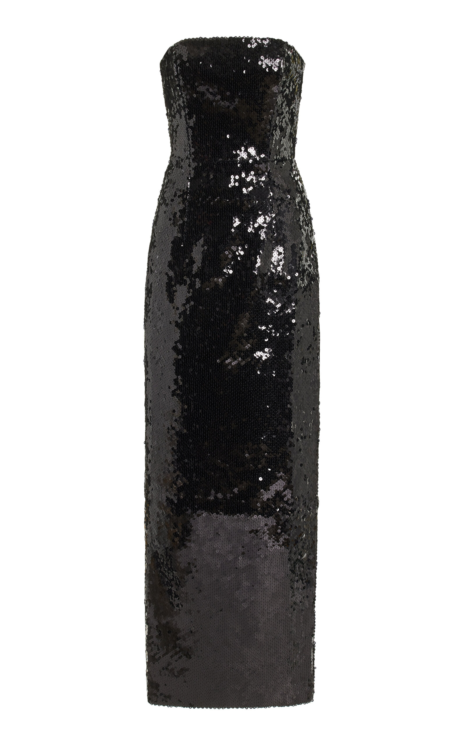16arlington Samare Sequined Maxi Dress In Black