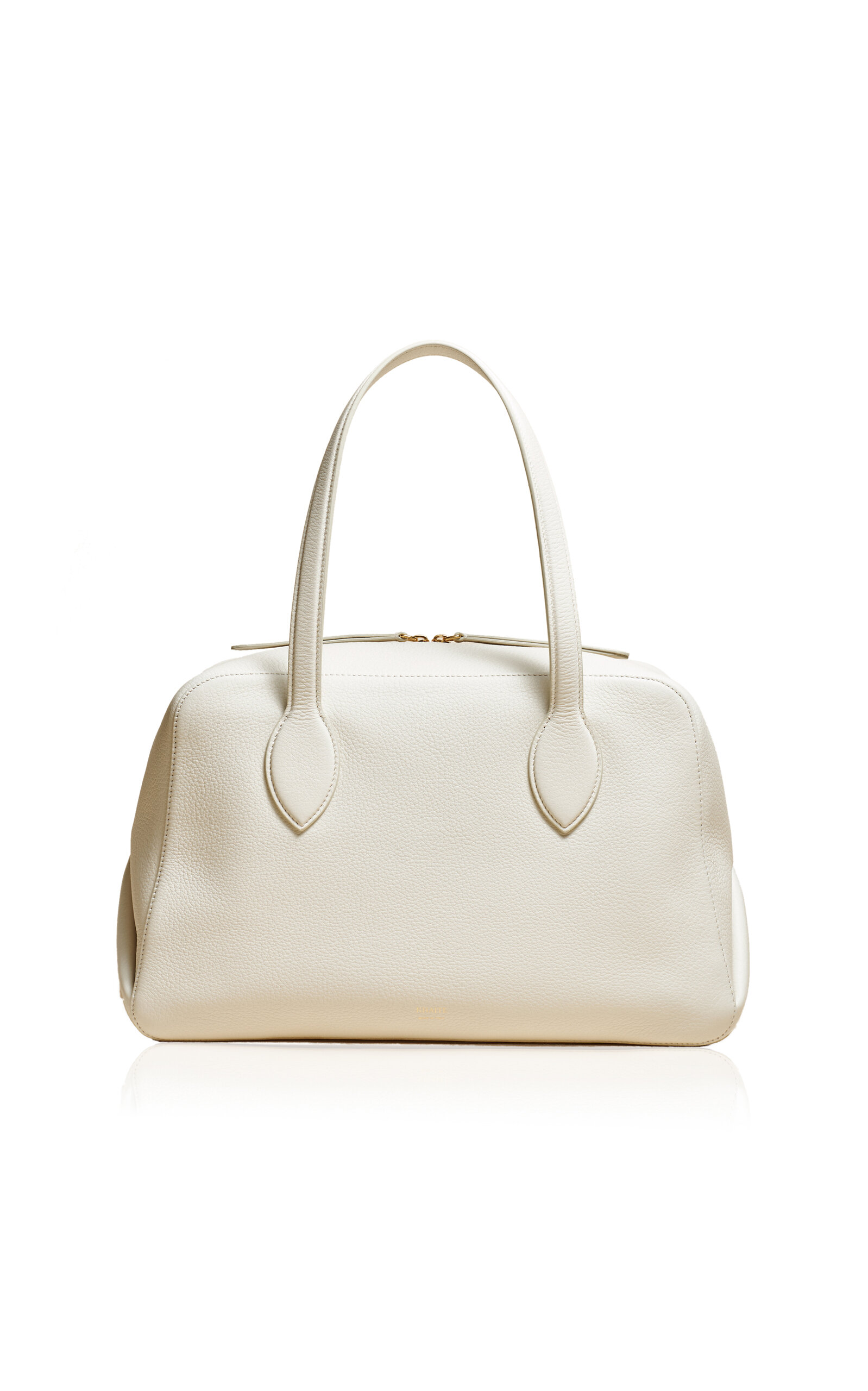 Khaite - Maeve Medium Leather Bag - Off-White - OS - Moda Operandi