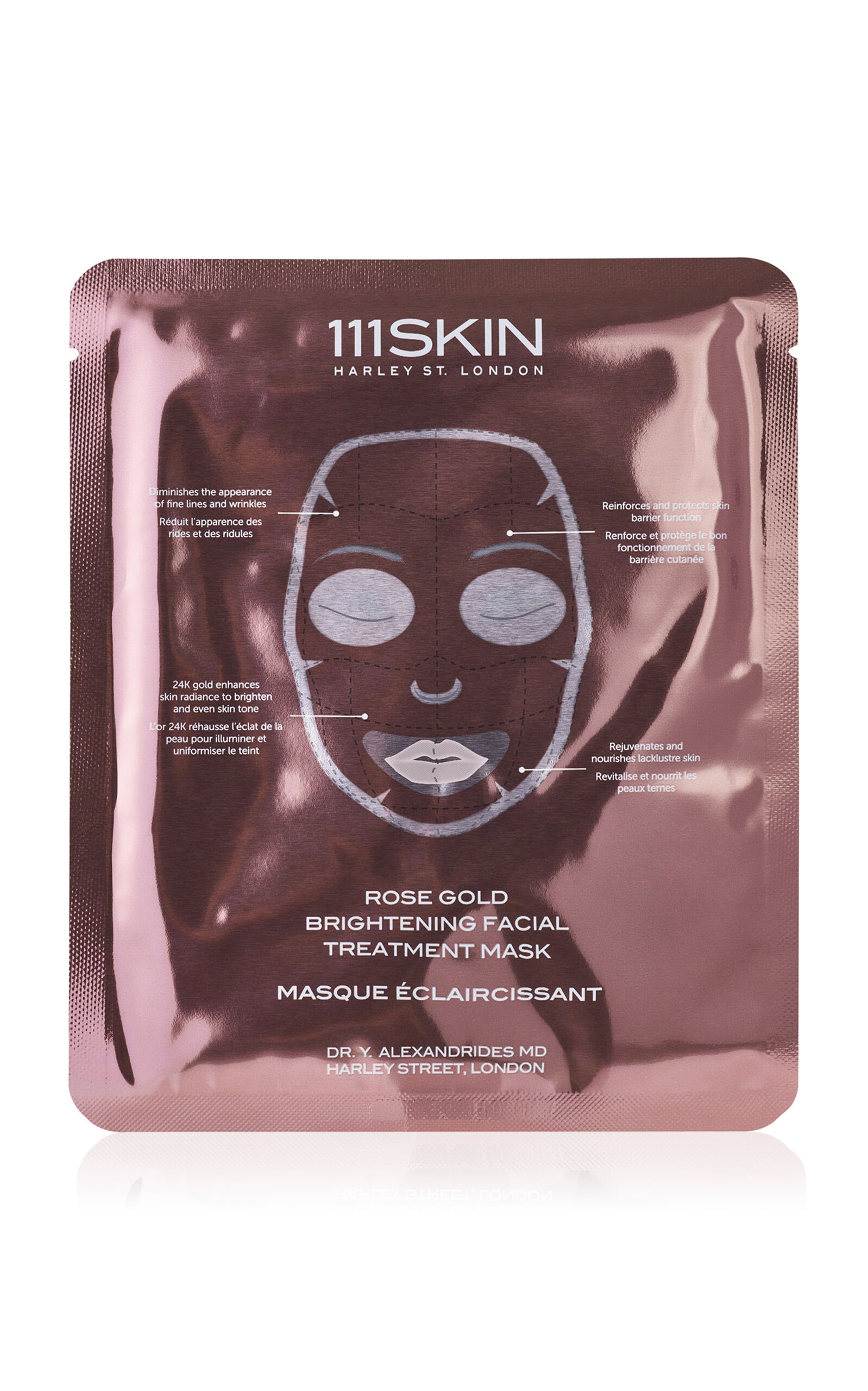 111SKIN Set-of-Five Rose Gold Brightening Facial Treatment Masks