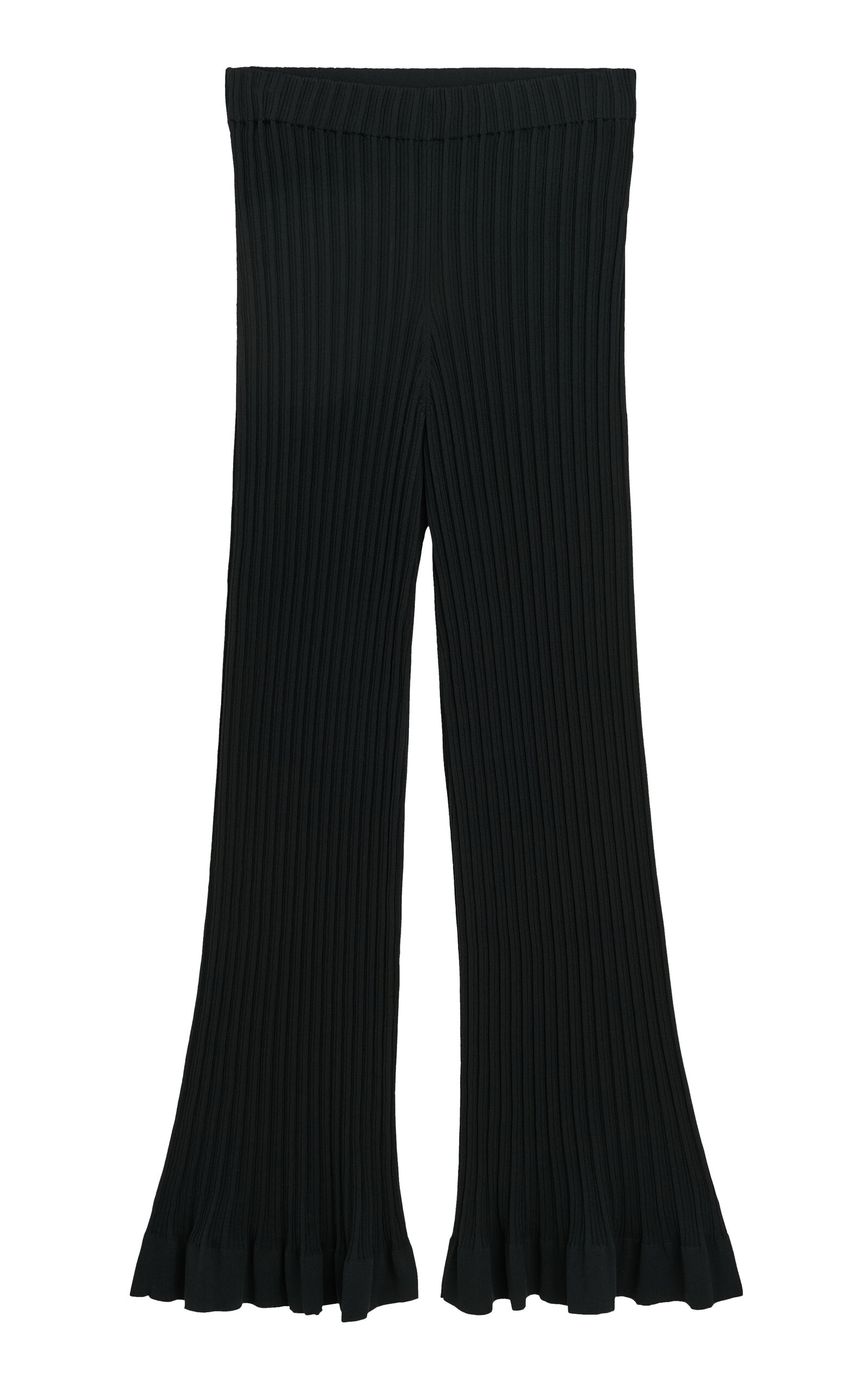 By Malene Birger Women's Kenzie Cotton-blend Flared Pants In Black