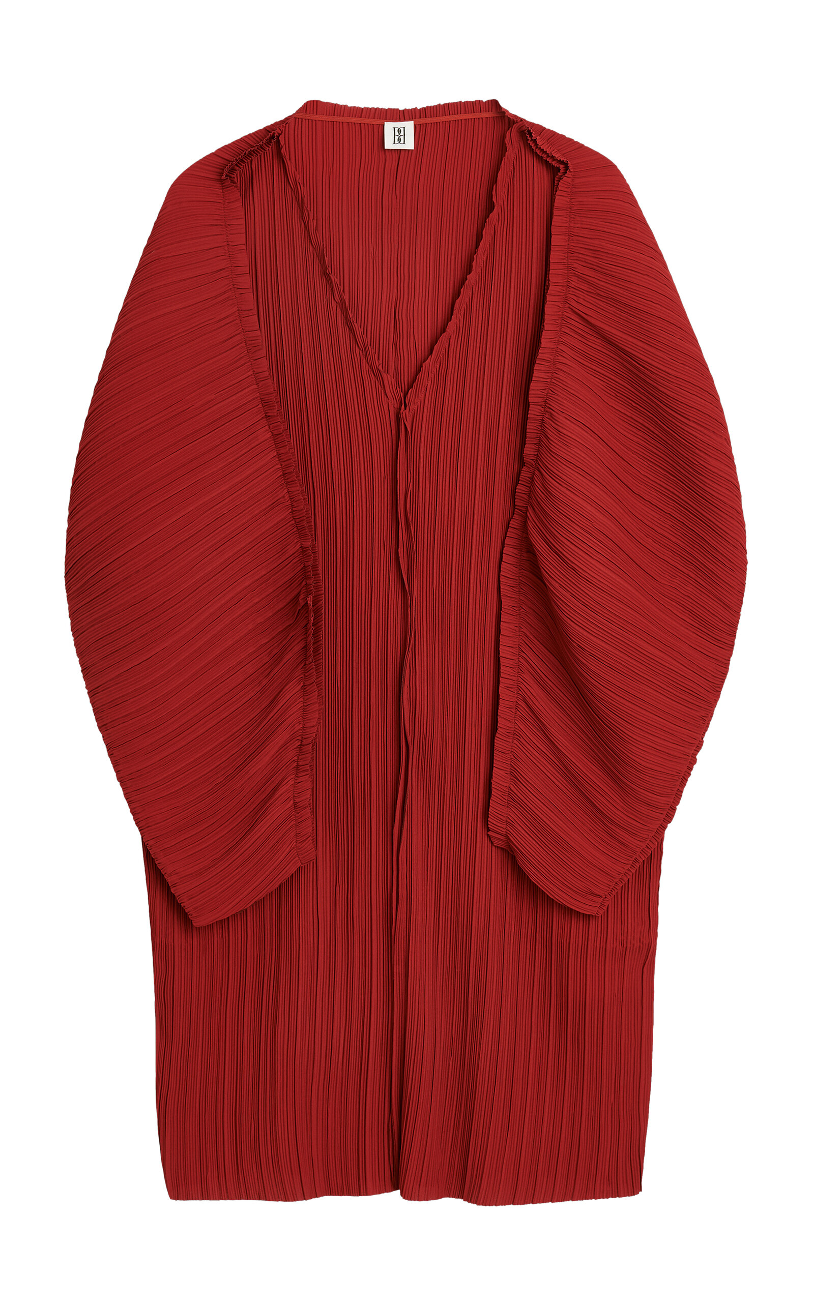 By Malene Birger Dayla Plisse Maxi Dress In Red
