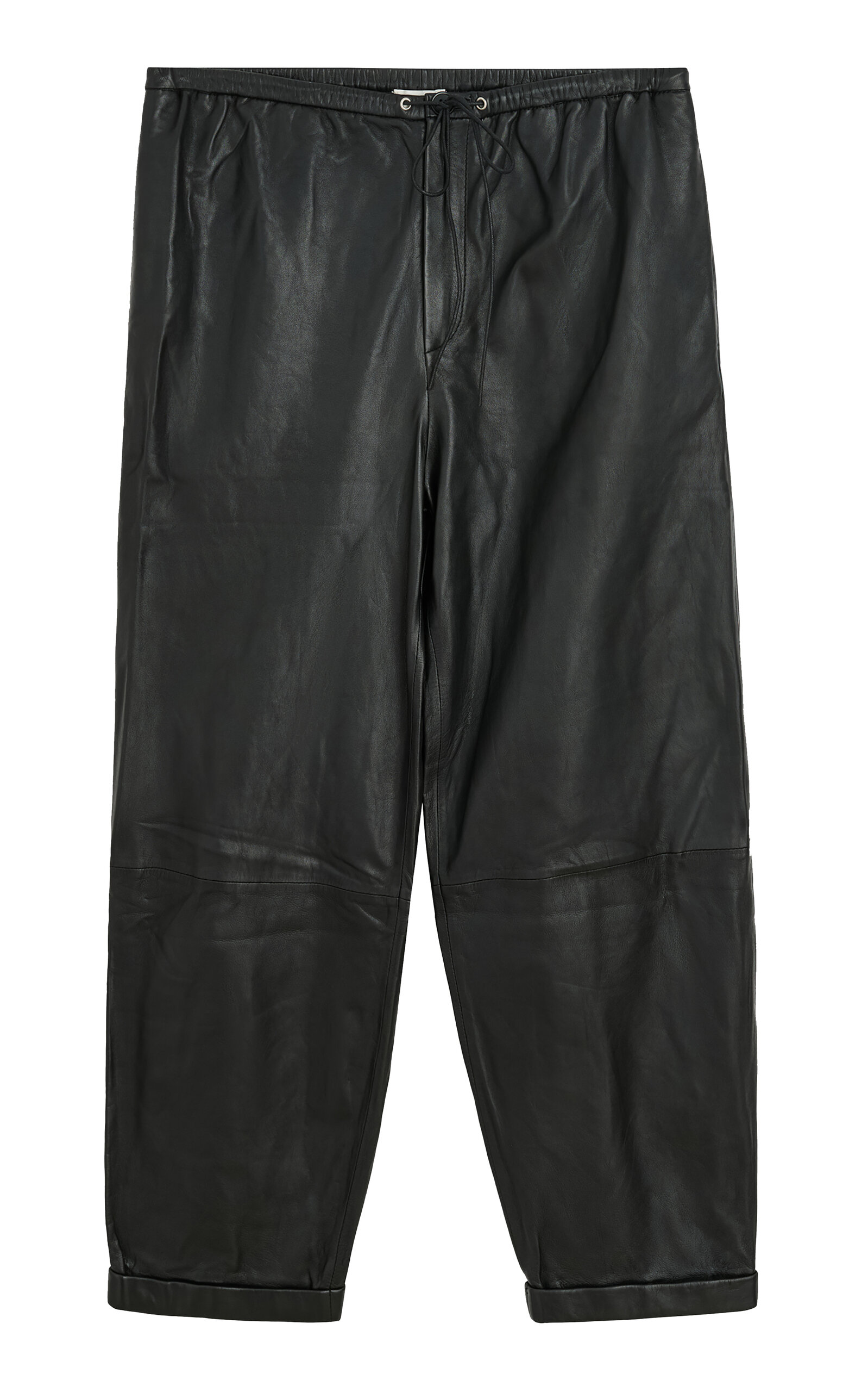 Shop By Malene Birger Joanni Leather Pants In Black
