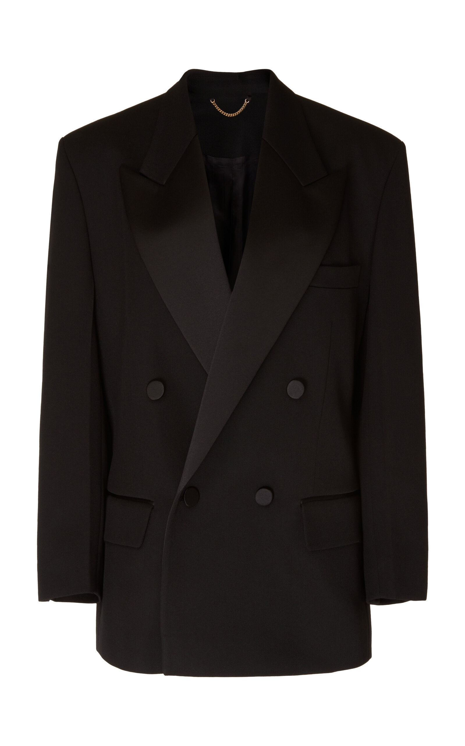 Shop Victoria Beckham Tuxedo Blazer Jacket In Black