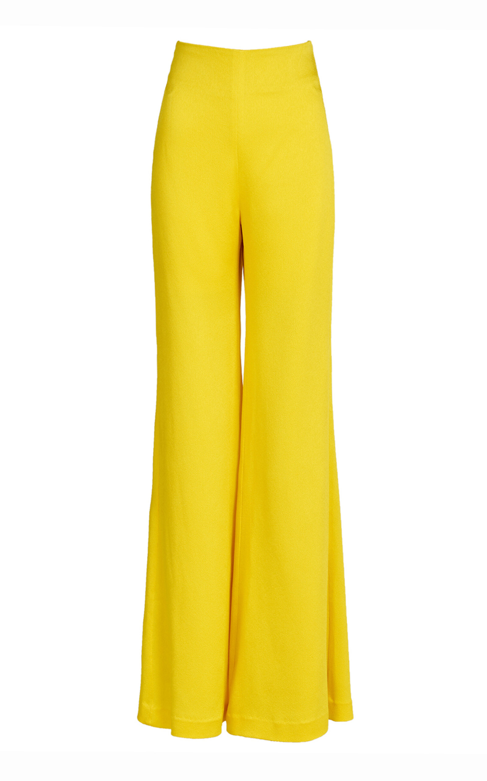SILVIA TCHERASSI PALERMO TAILORED SATIN WIDE-LEG trousers