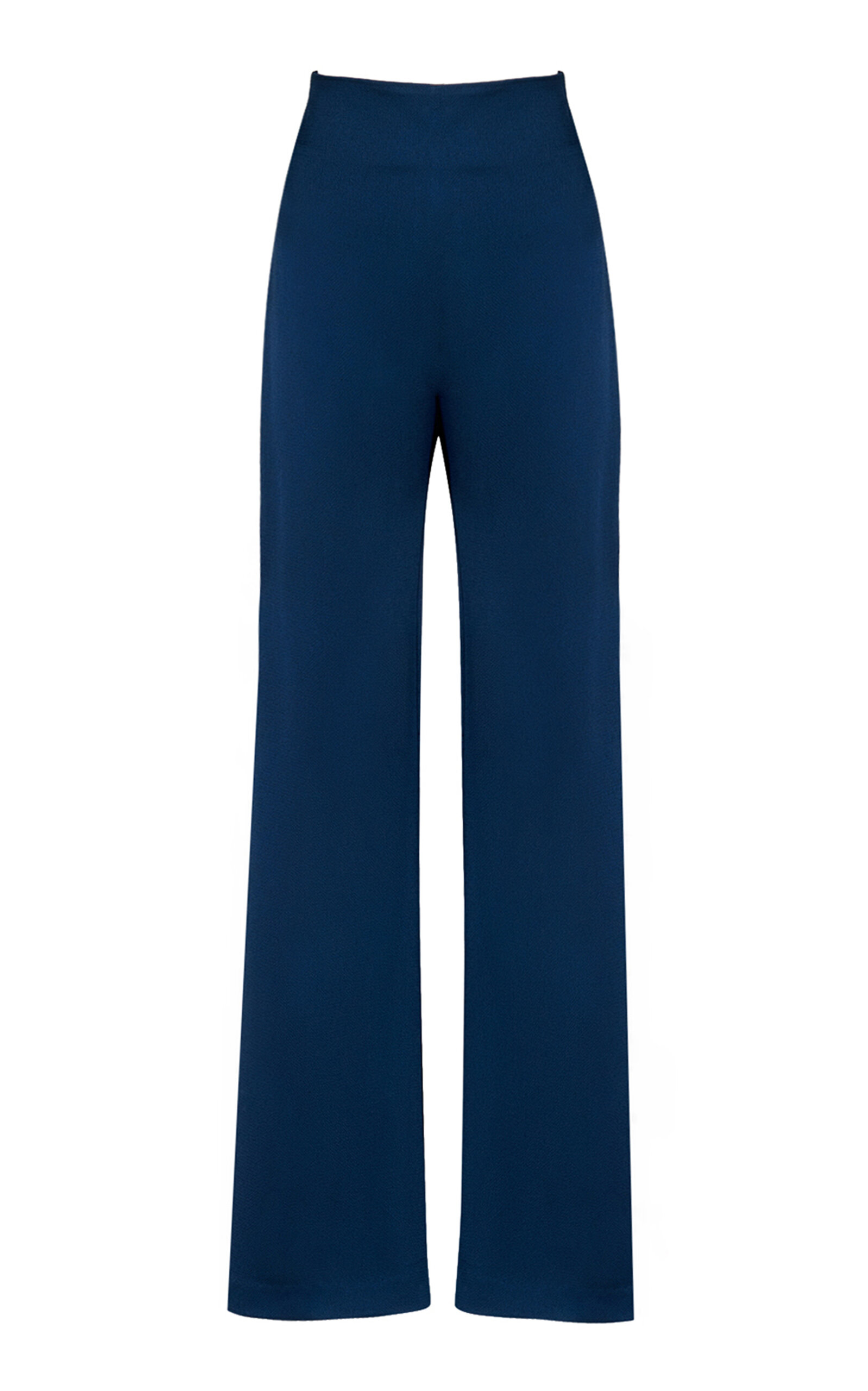 Silvia Tcherassi Palermo Tailored Wide-leg Pants In Navy